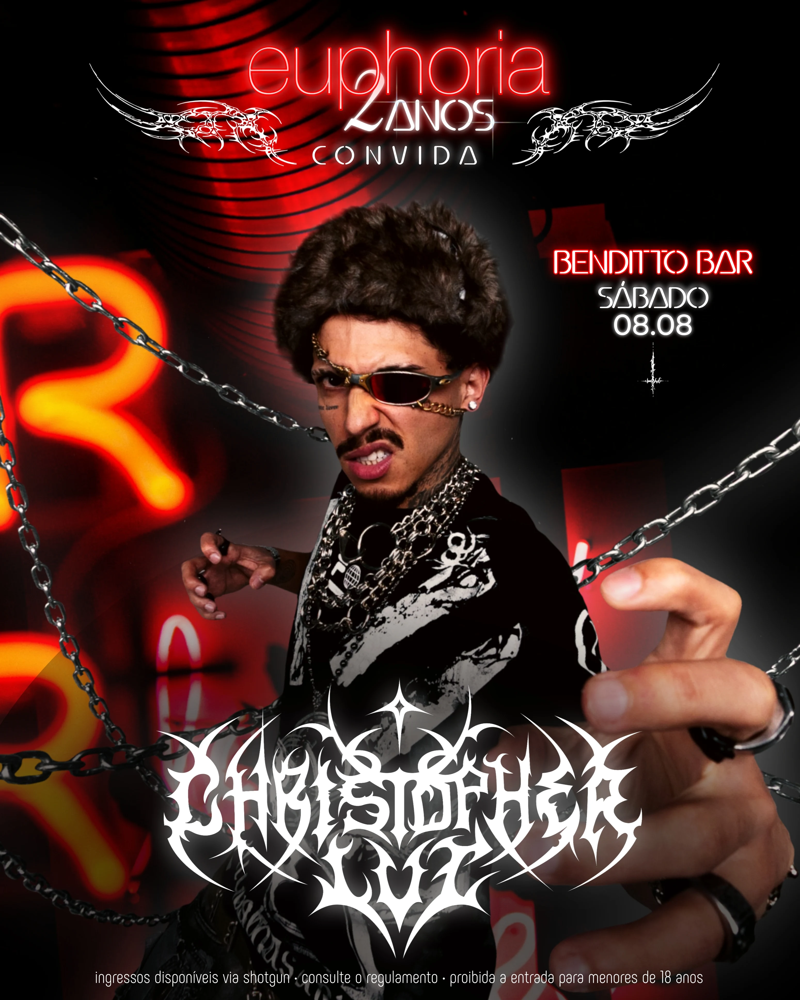 Euphoria 2 Anos Convida Christopher Luz