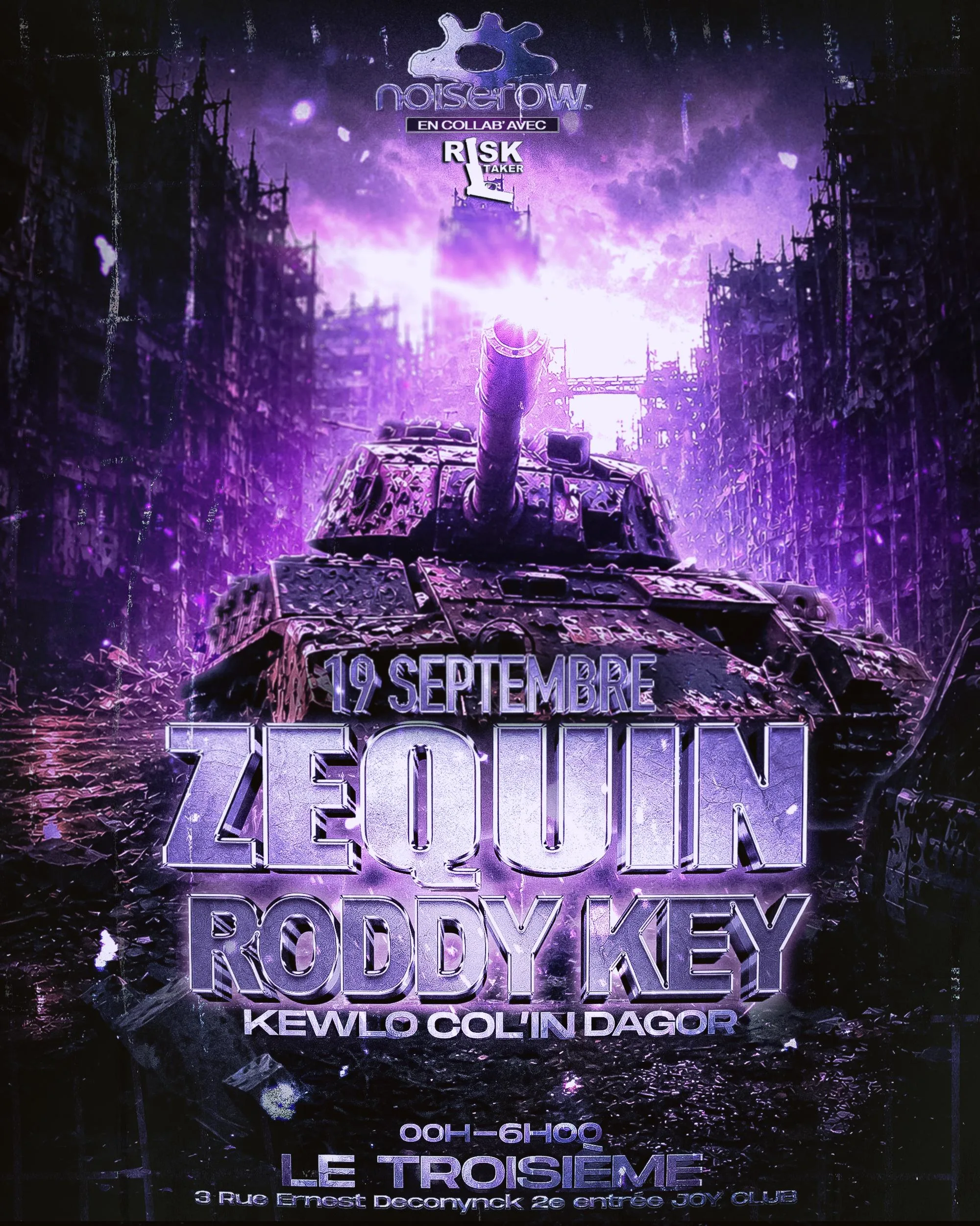 Noiserow X Risk Taker - Zequin & Roddy Key