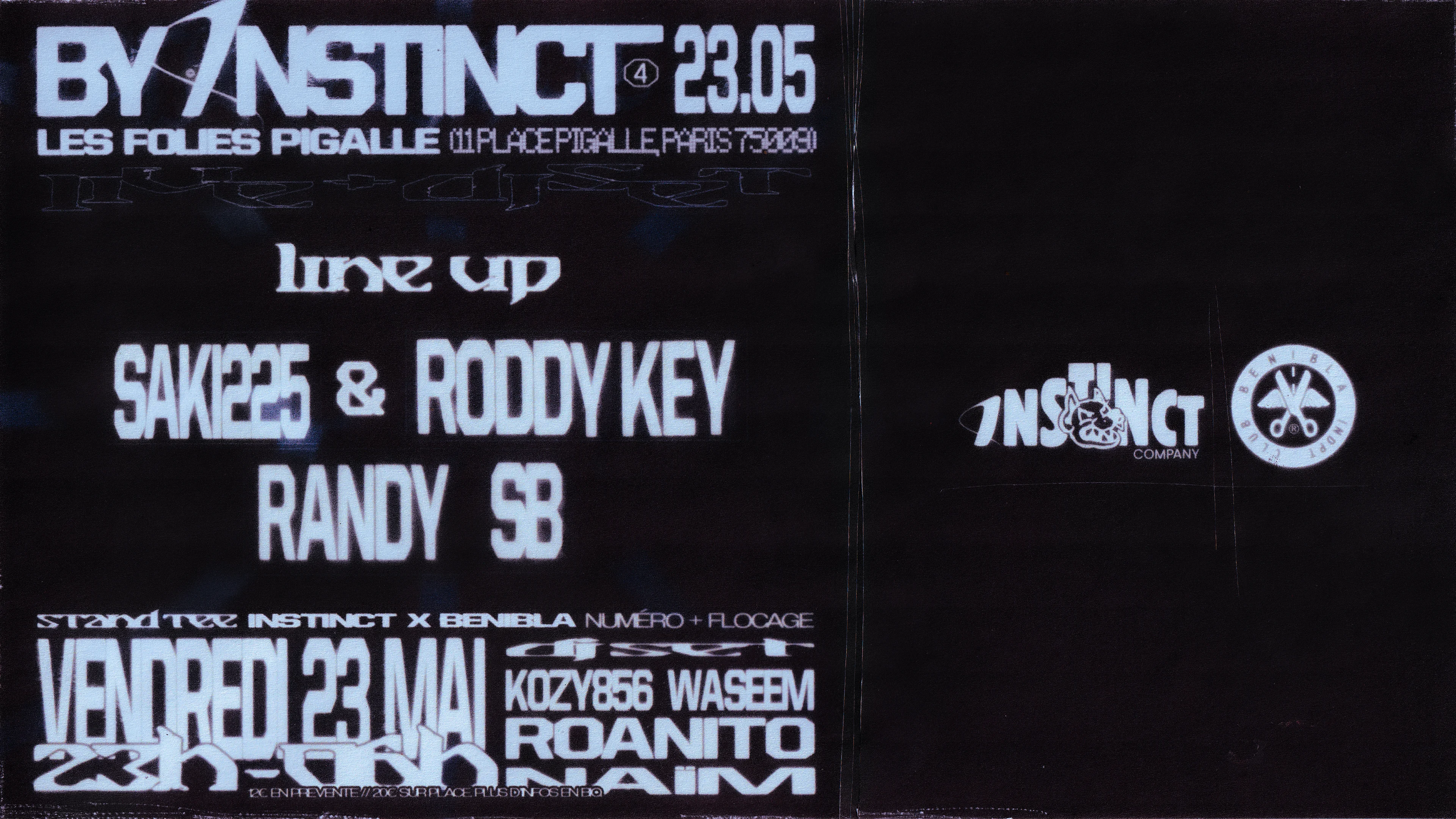 By Instinct X Les Folies Pigalle - Vendredi 23 Mai