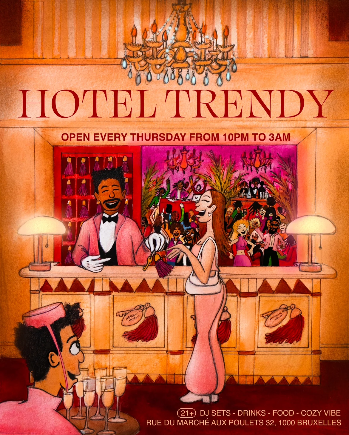 Hotel Trendy • Thursday 19 March 2026