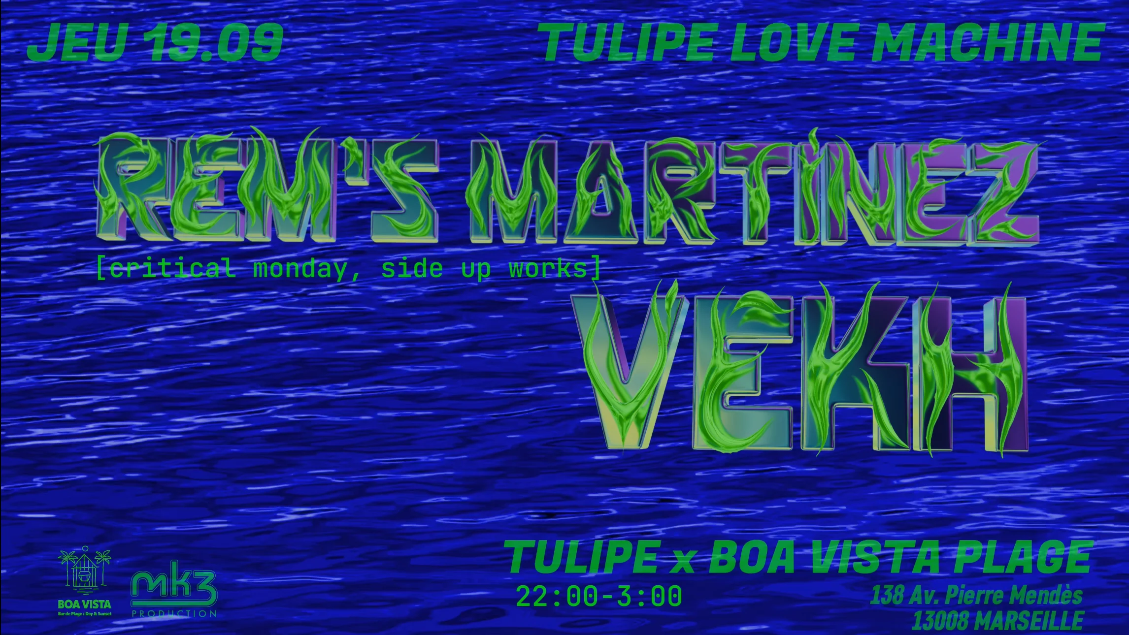Tulipe X Boa Vista Plage W/ Rem's Martinez, Vekh - Gratuit