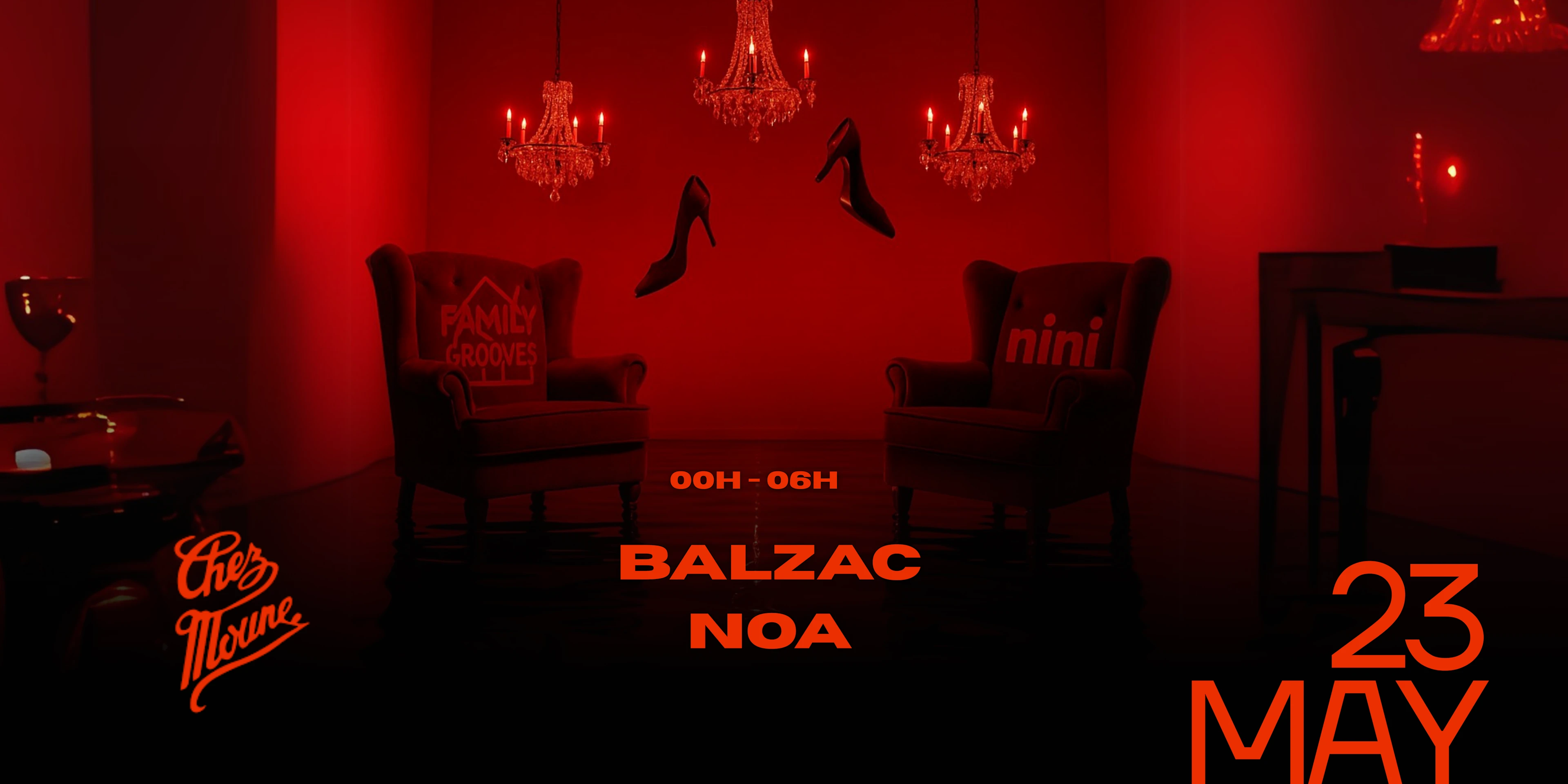 Nini Party X Family Grooves - Balzac X Noa : Groovy Friday