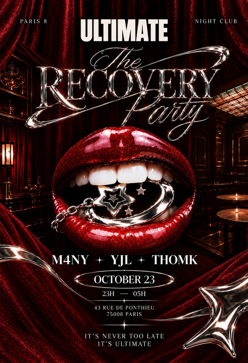 The Recovery Party - Hotel Marquise - 23/10