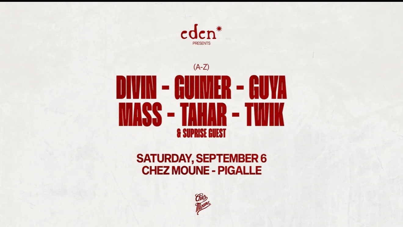 Eden : Pre-Opening Party - Saturday In Pigalle