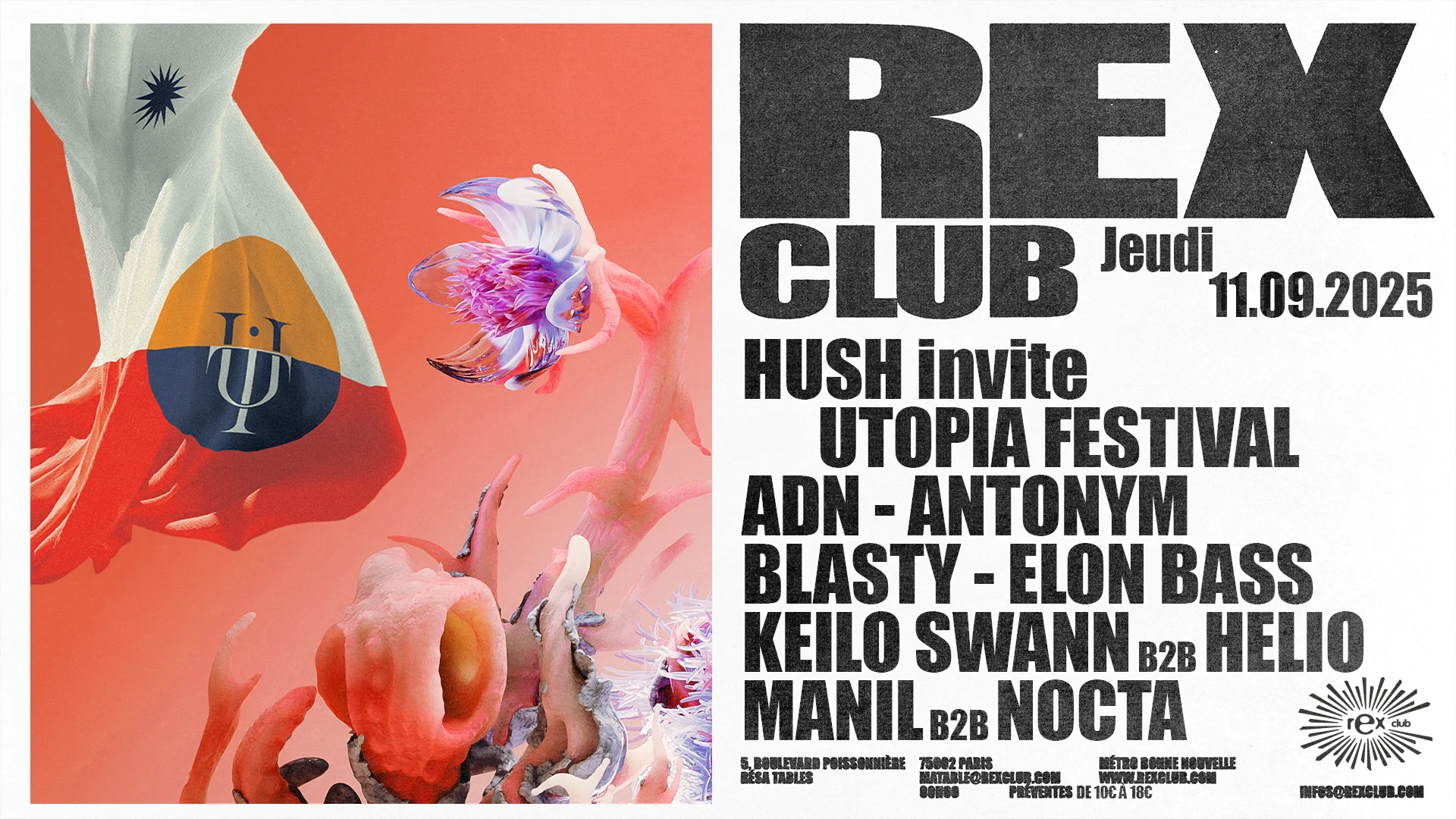 Hush Invite Utopia Festival: Antonym, Elon Bass & More