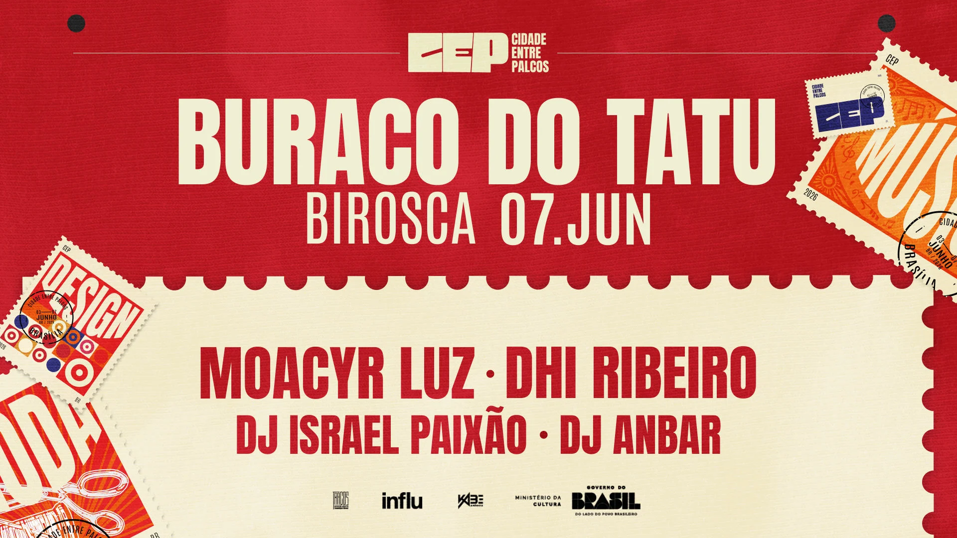 07/06: Buraco Do Tatu Convida Moacyr Luz No Festival Cep