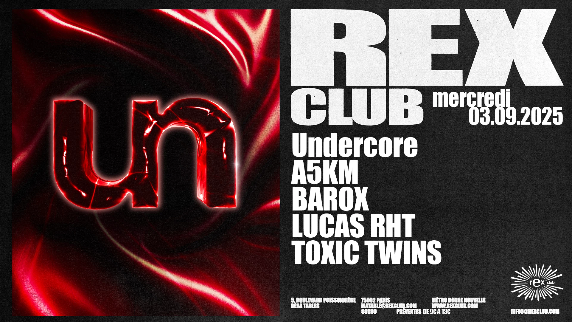 Undercore : A5km, Toxic Twins, Lucas Rht, Barox