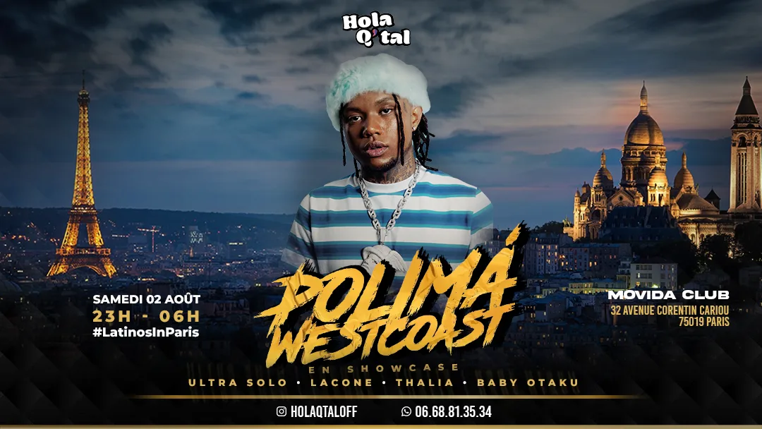 Polima Westcoast En Showcase Au Movida Paris