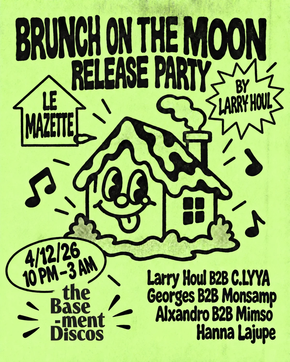 Brunch On The Moon : Release Party By Larry Houl