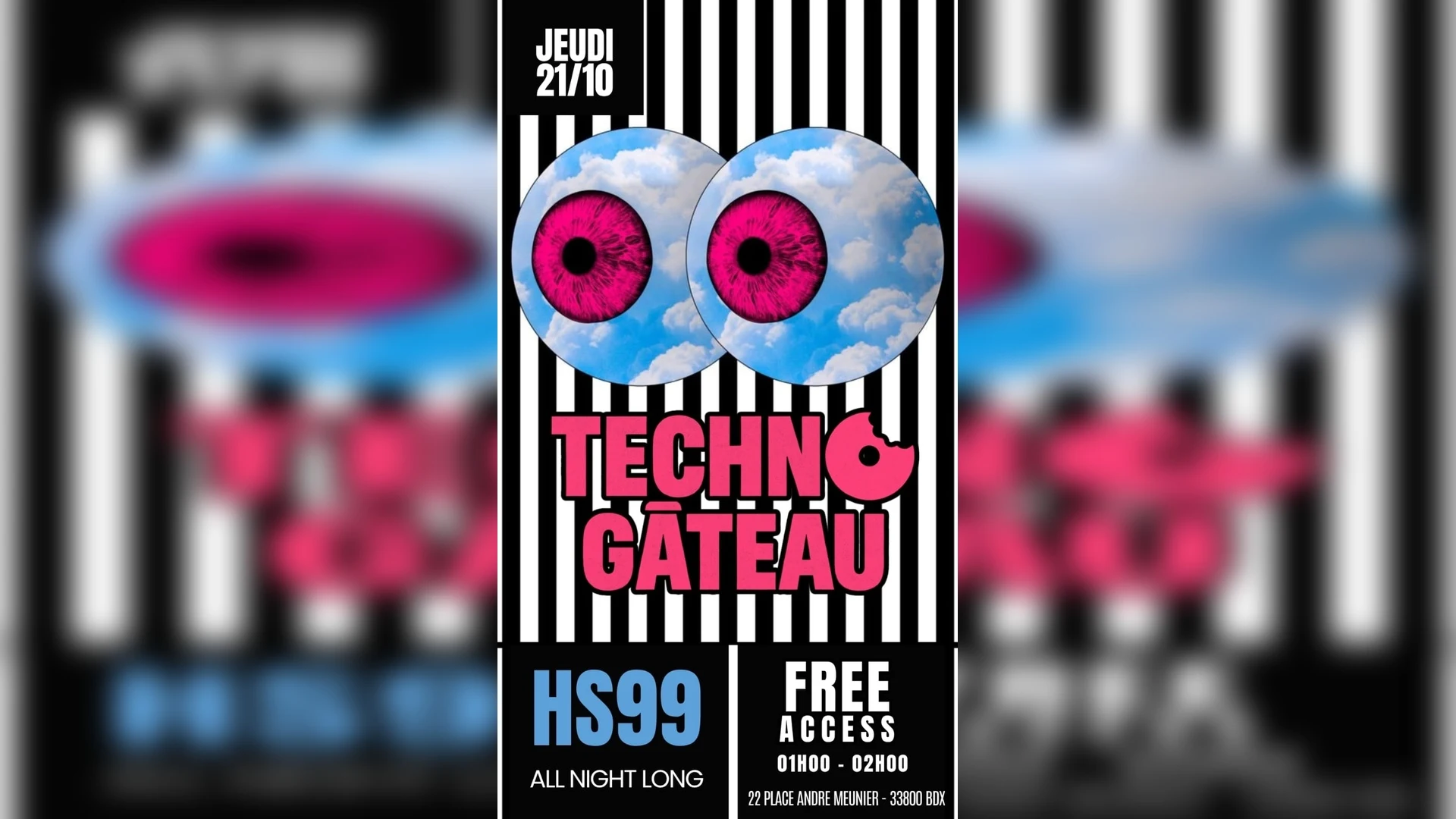 Techno Gâteau - Free Entrance - Ultra