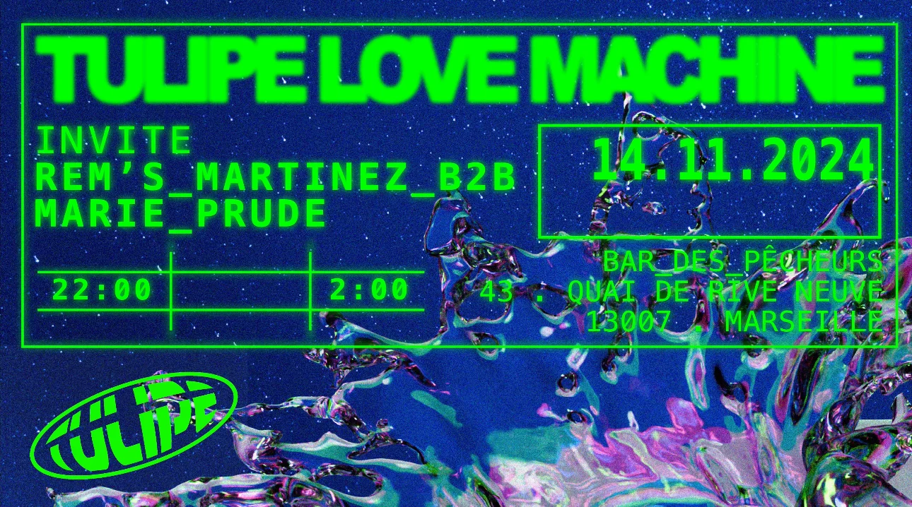 Tulipe Love Machin Invite Rem's Martinez, Marie Prude 14.11