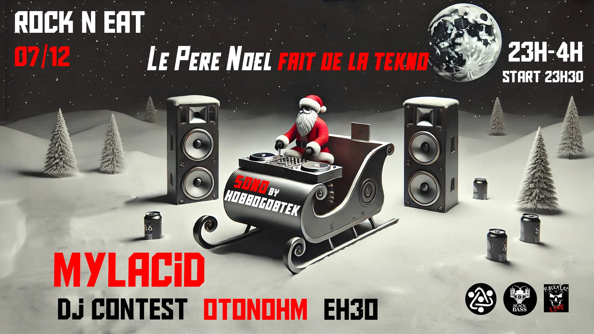 Le Pere Noel Fait De La Tekno / Mylacid, Eh3o, Otonohm