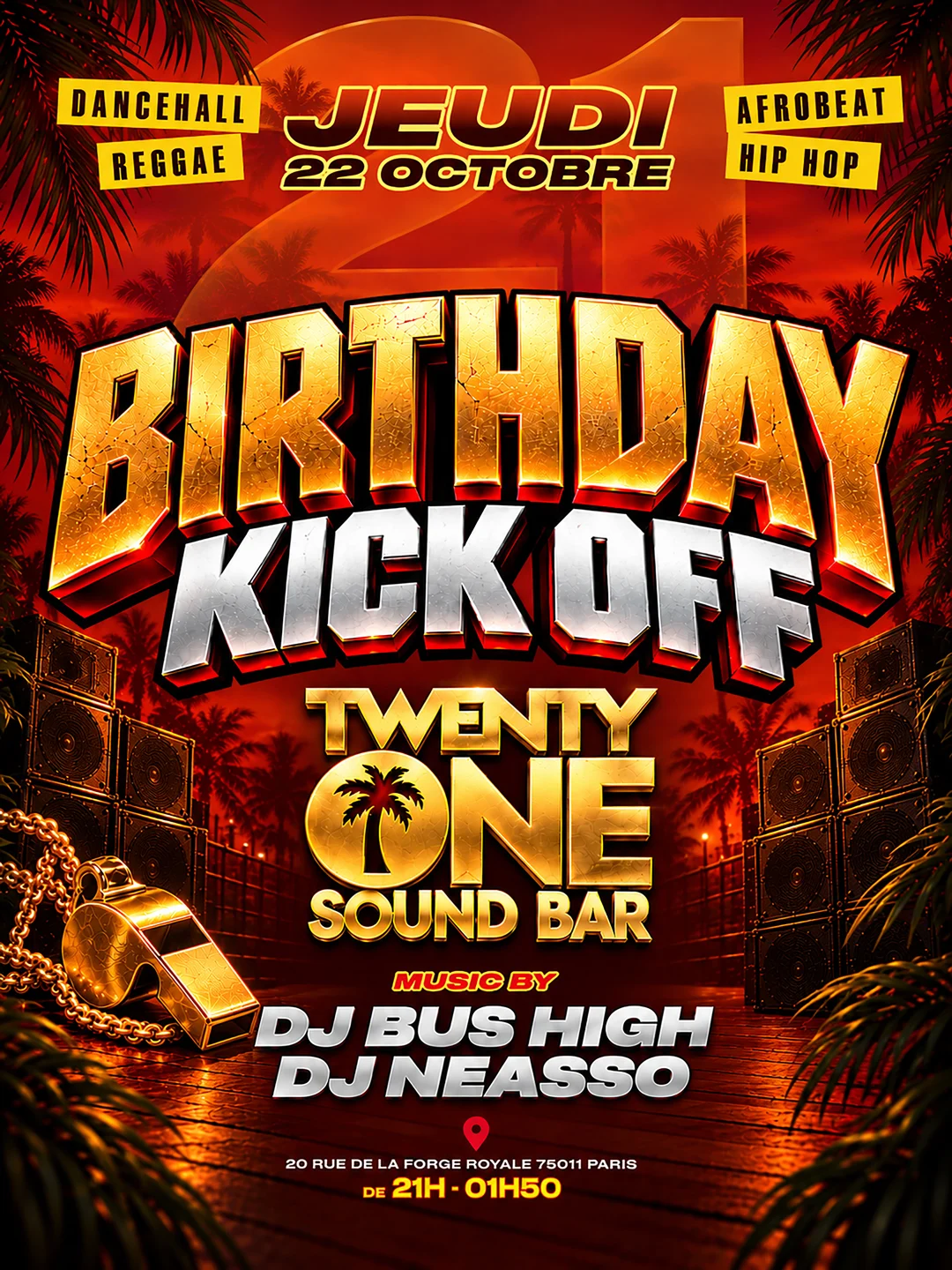 21 Birthday Kick Off // Djz Bus High & Neasso