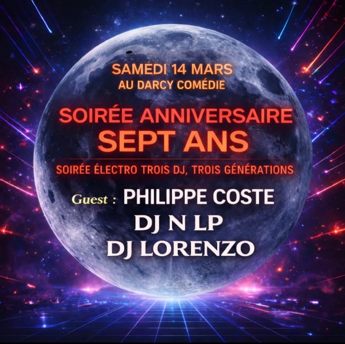 Anniversaire Du Darcy Comédie