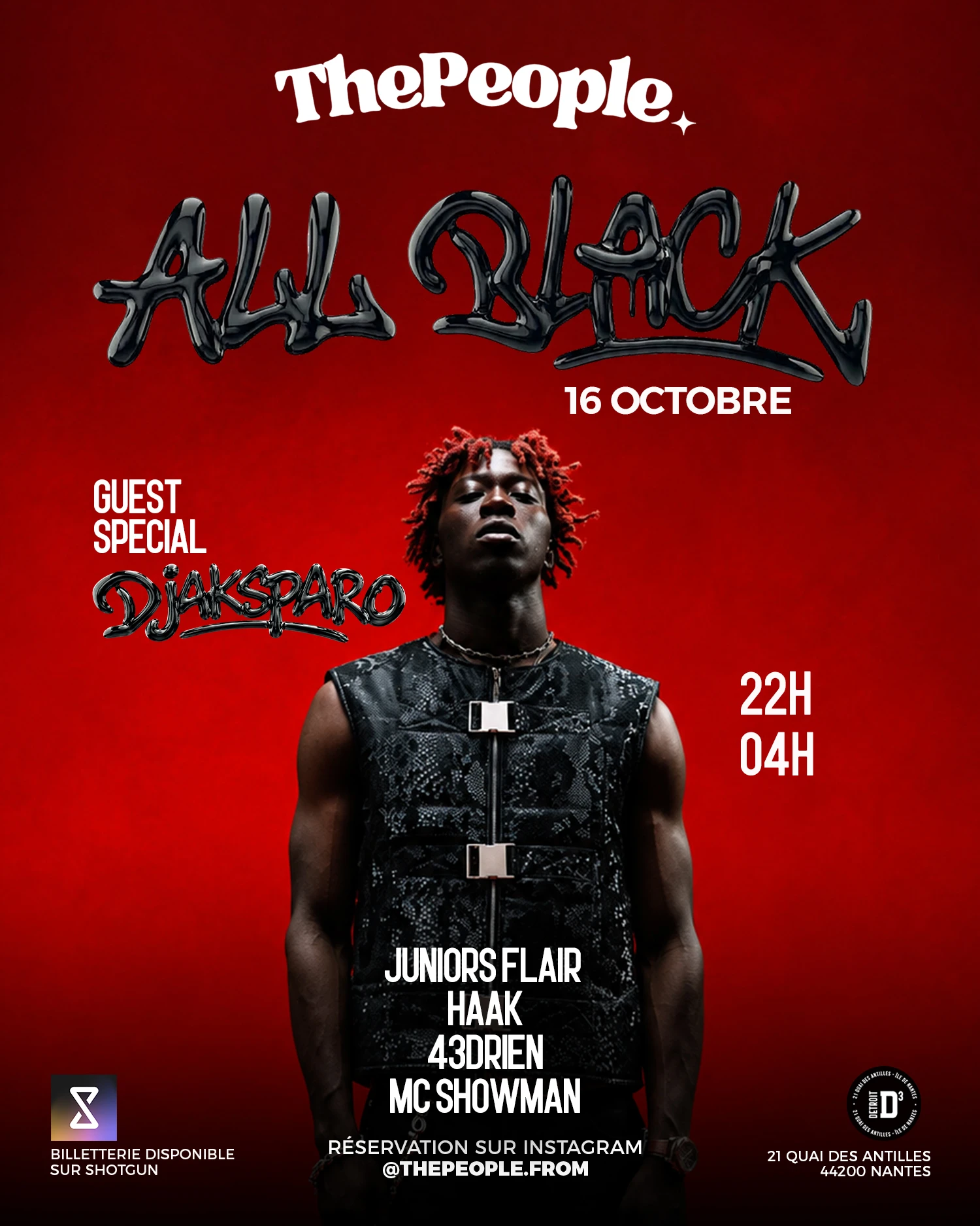 The People Showcase Djaksparo All Black D3 Nantes