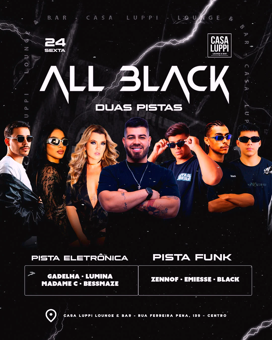 Sexta - All Black - 24/07