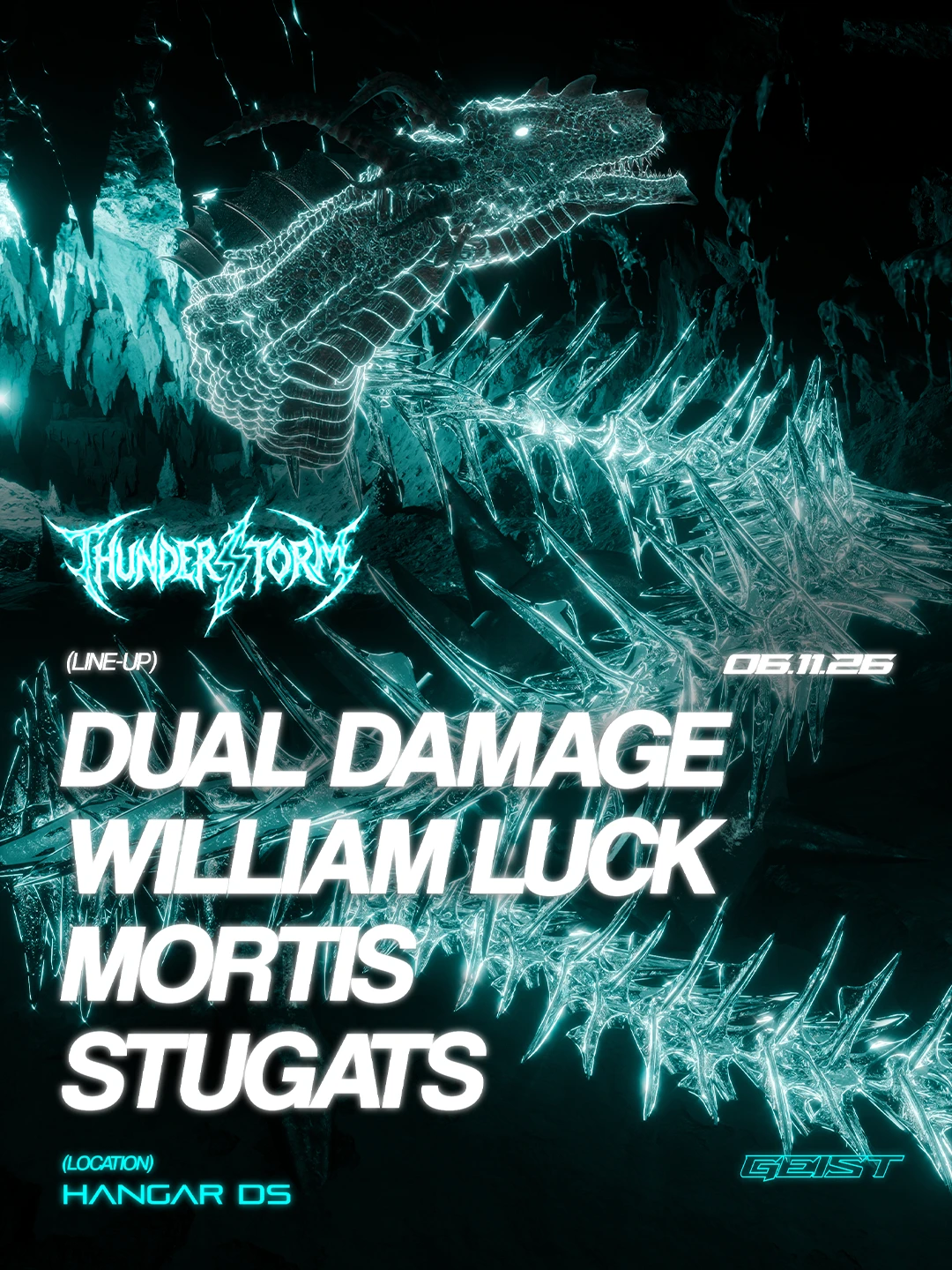 Thunderstorm // Dual Damage, William Luck, Mortis, Stugats