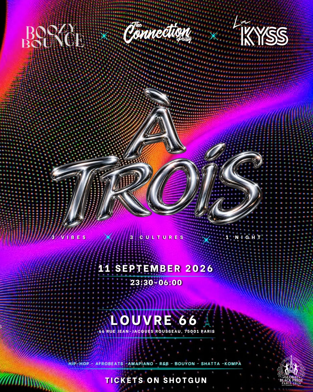 Global Black Pride A Trois Party Us-Uk-Fr