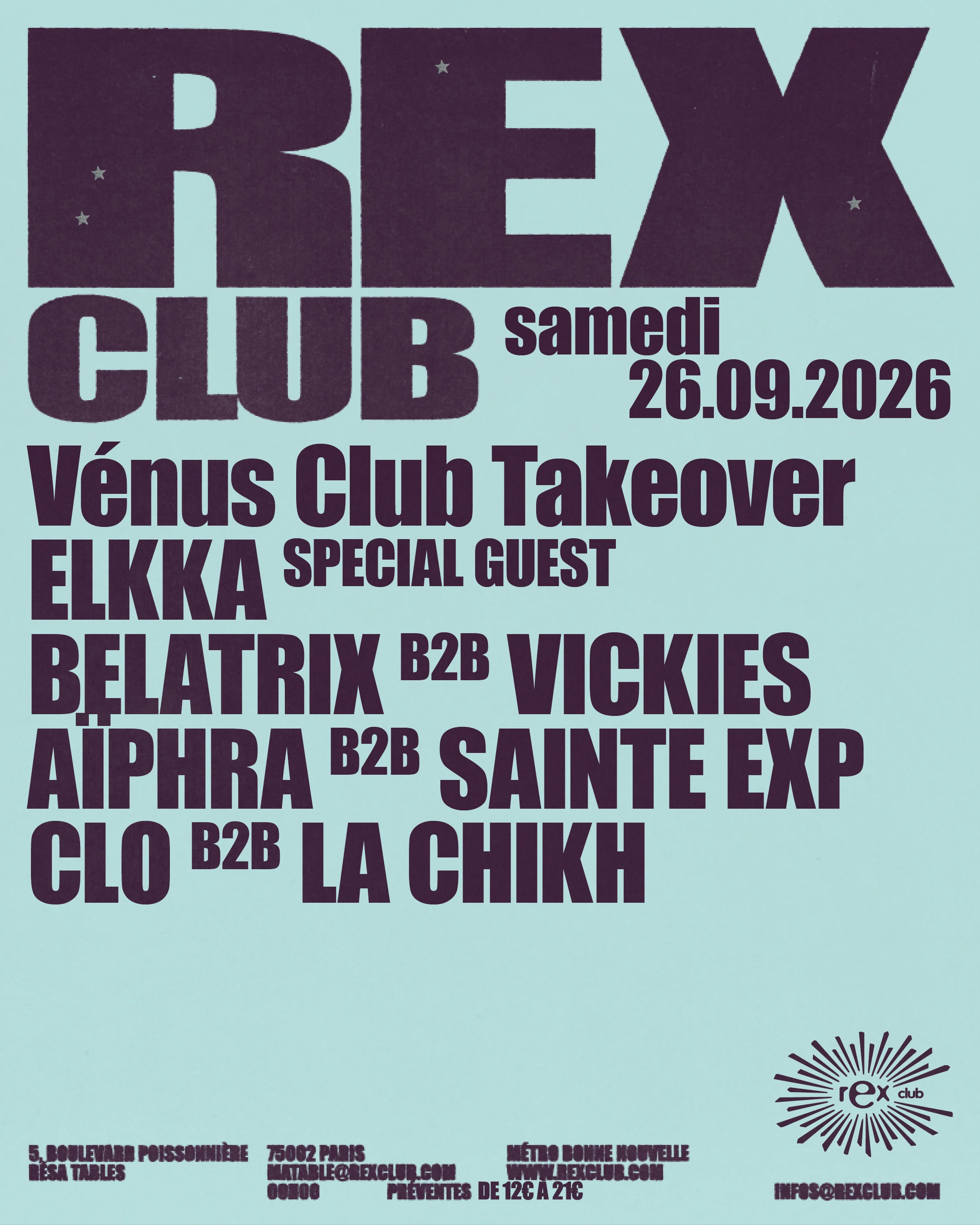 Vénus Club Invite Elkka