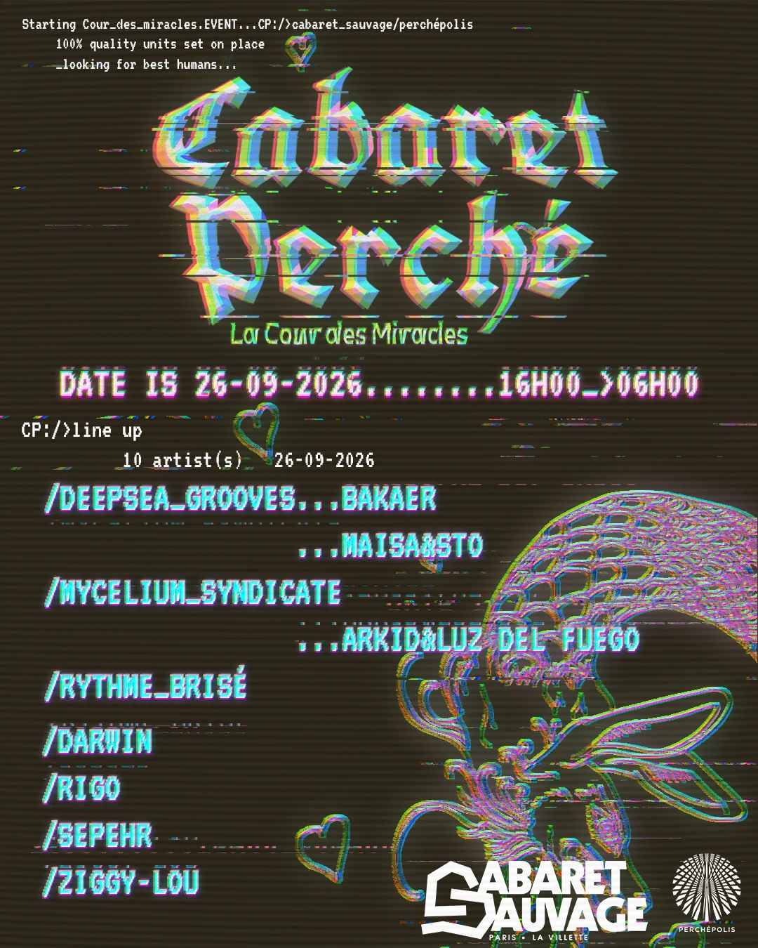 Cabaret Perché : La Cour Des Miracles