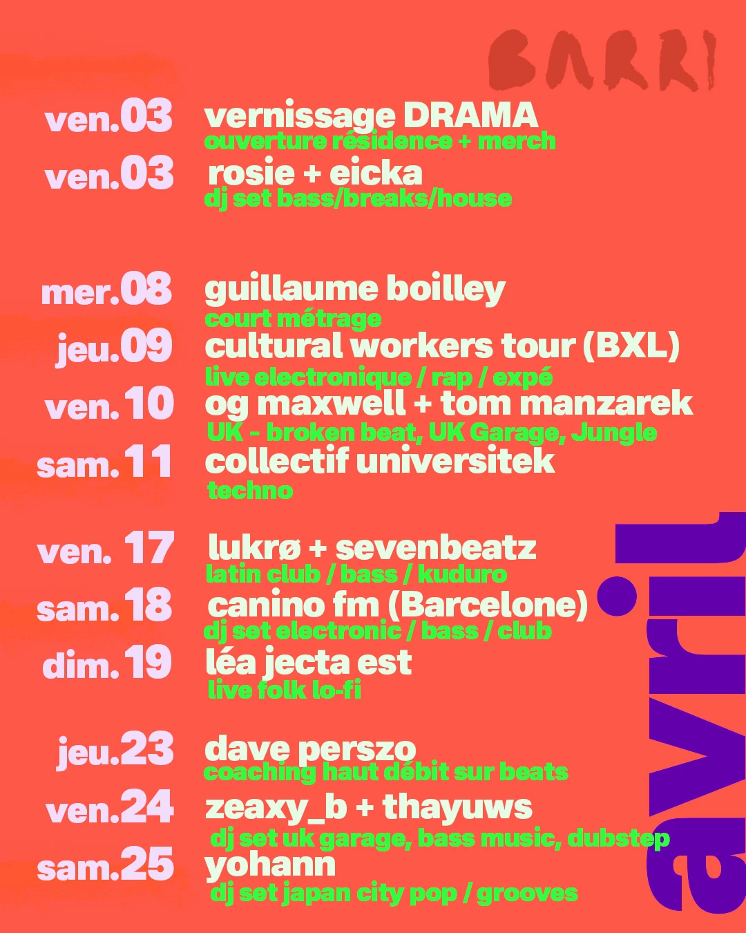 Live Léa Jacta Est