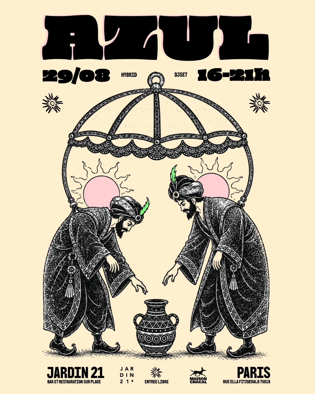 Azul (Mektoub) X Jardin21 - Open Air
