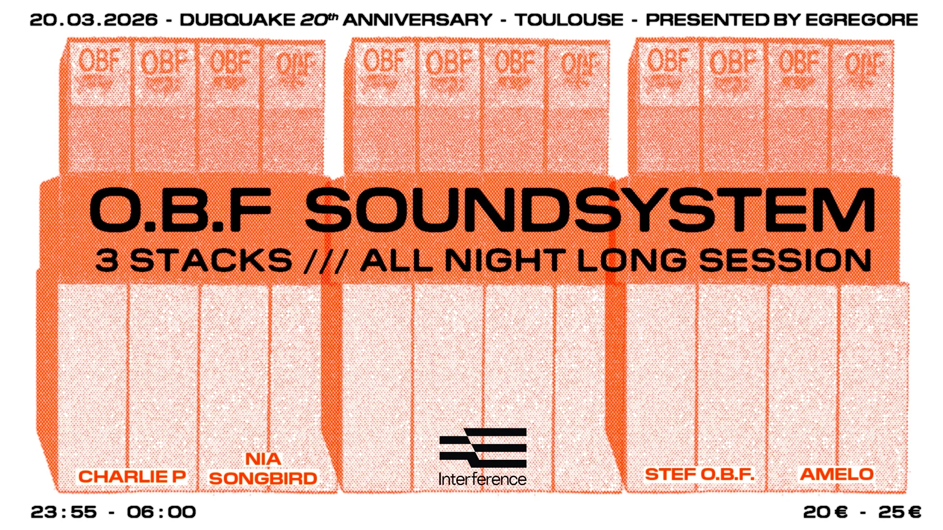 O.B.F Sound System Presented By Egregore – Interference