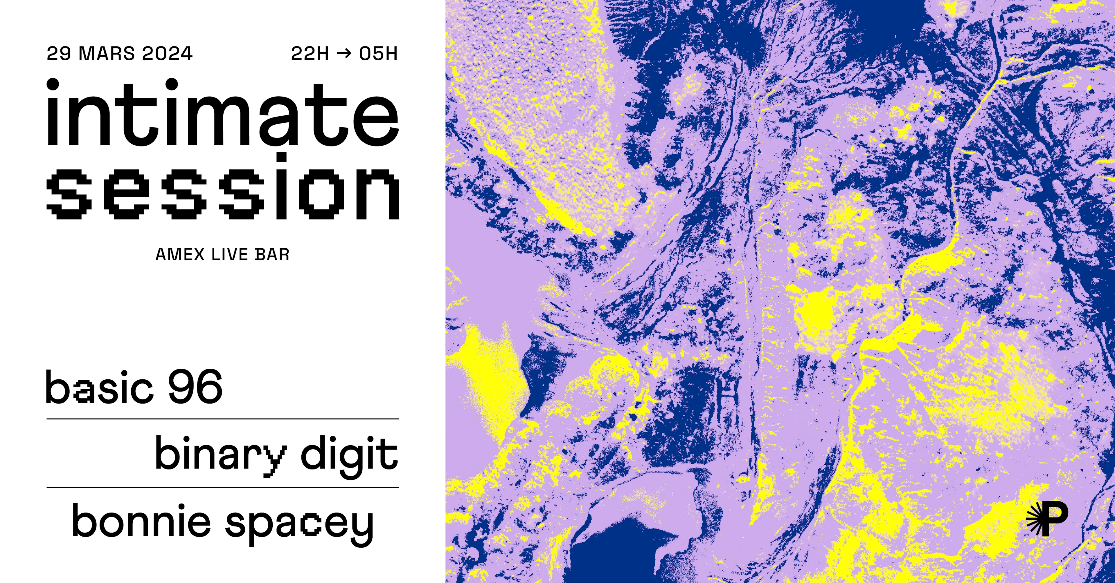 Intimate Session : Basic 96 / Binary Digit / Bonnie Spacey
