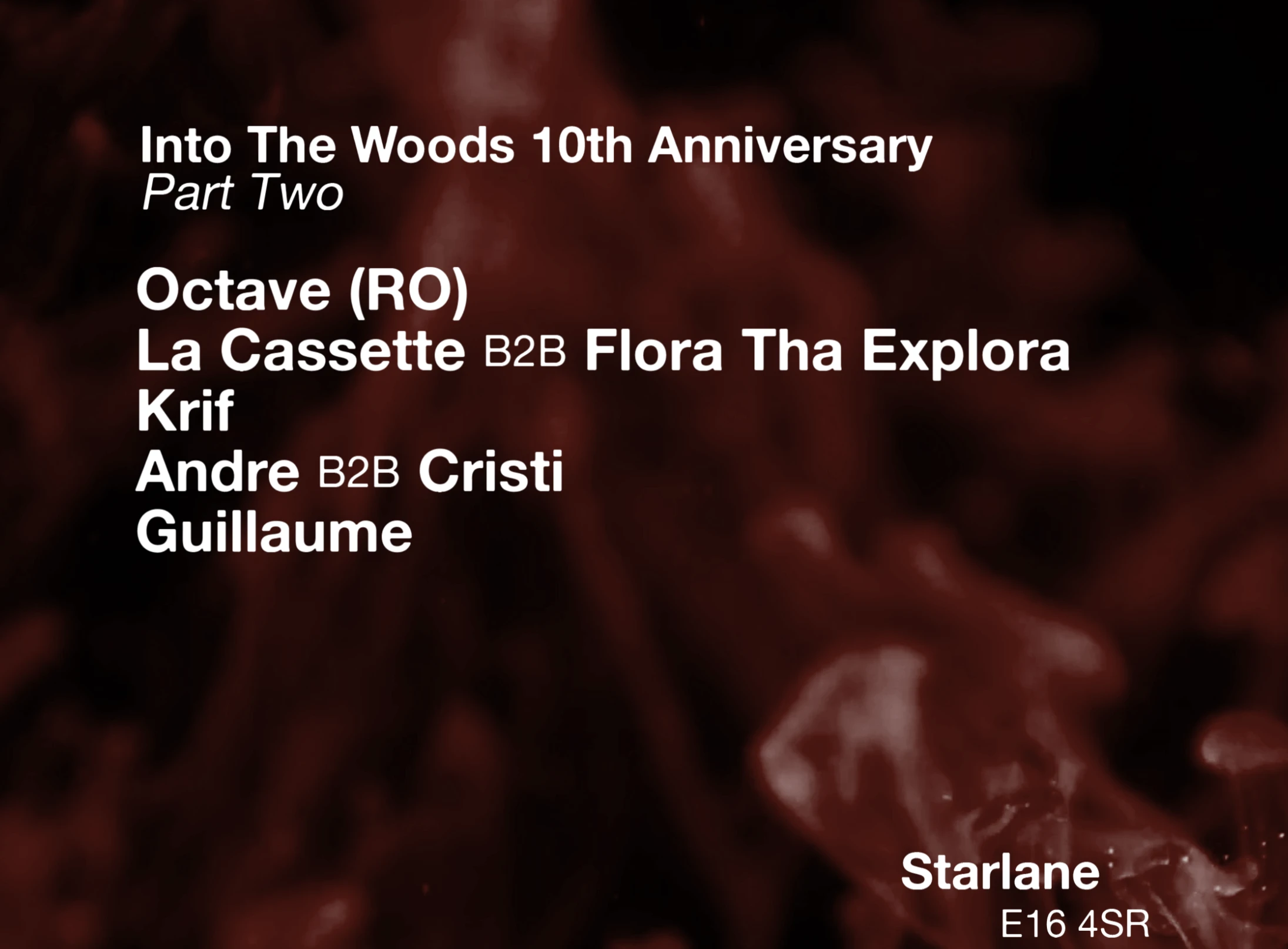 Into The Woods Anniversary - Octave Ro - La Cassette