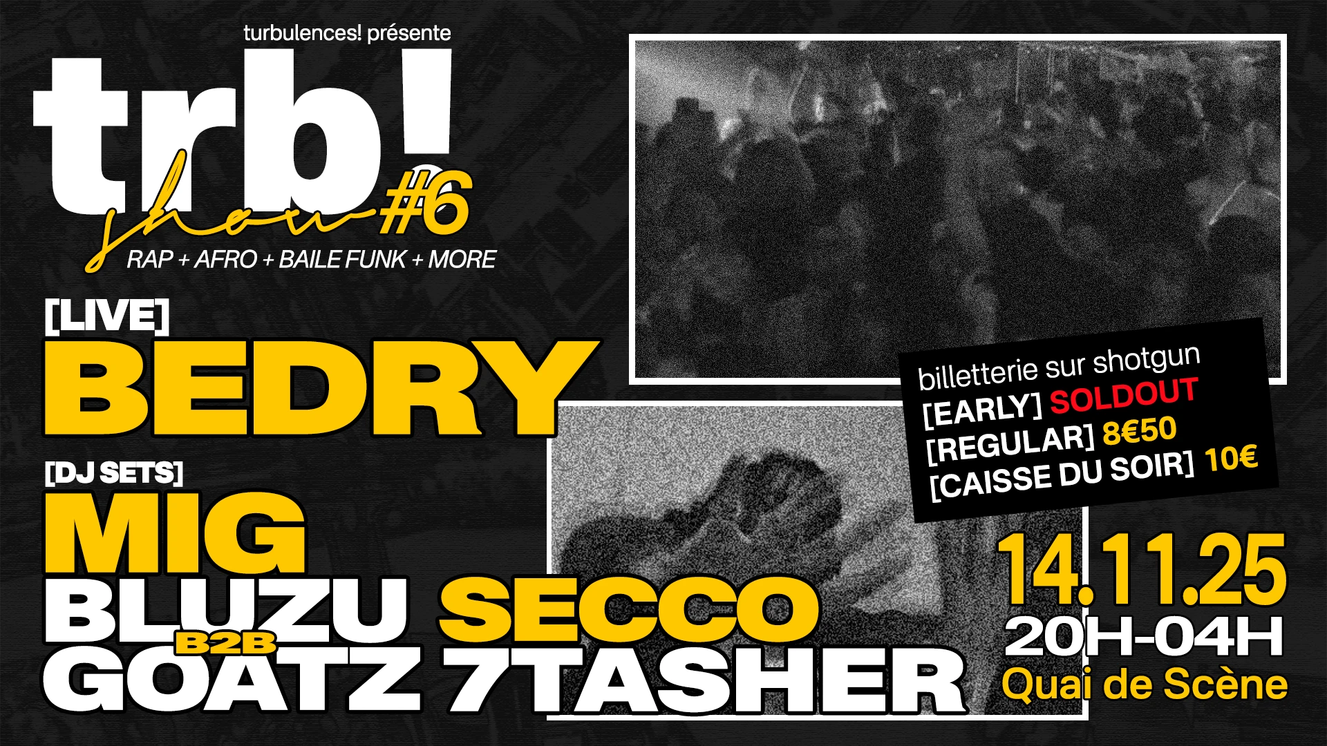 Trb! Show #6 W/ Bedry & Mig : Rap, Afro, Baile Funk & More