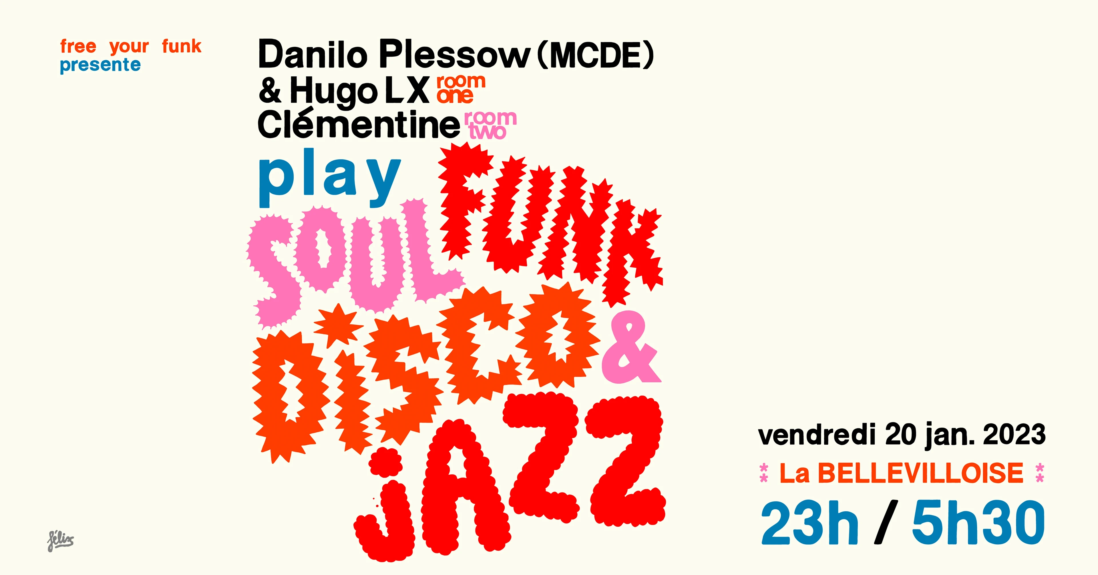 Free Your Funk | Danilo Plessow (Mcde) & Hugo LX | 20.01.22