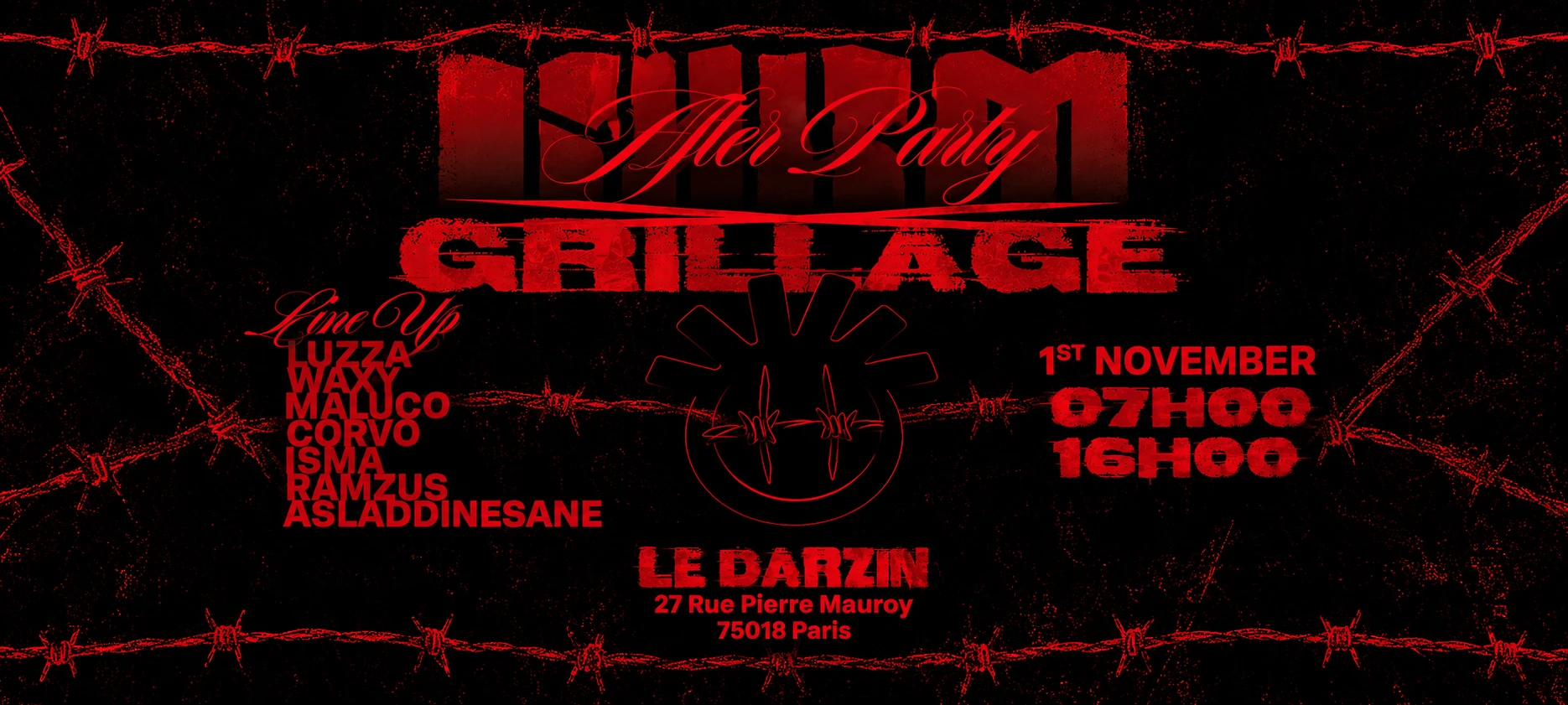 After Halloween Grillage X Chrm