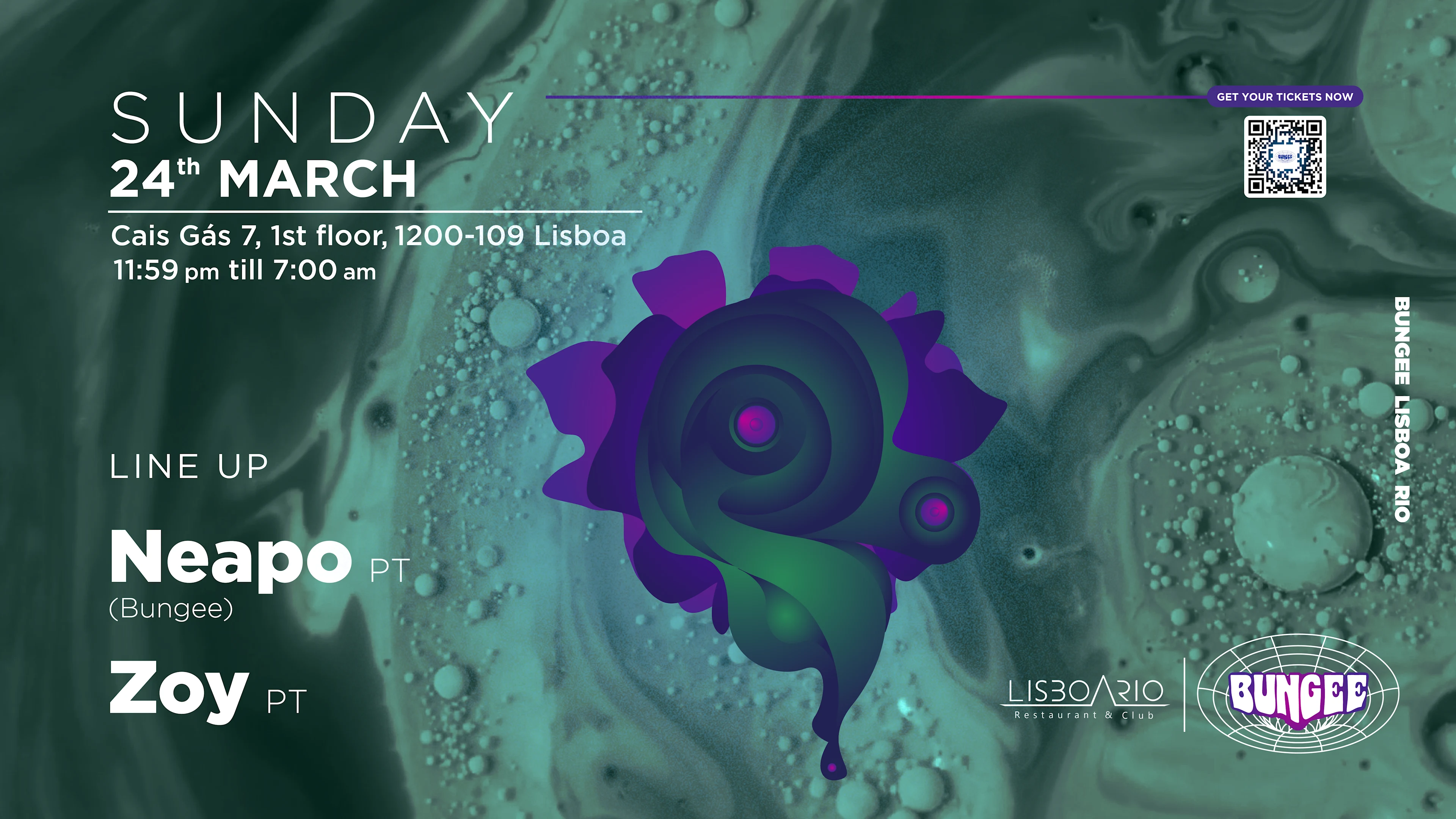 Zoy • Neapo | Sun 24 Mar • Lisboa Rio