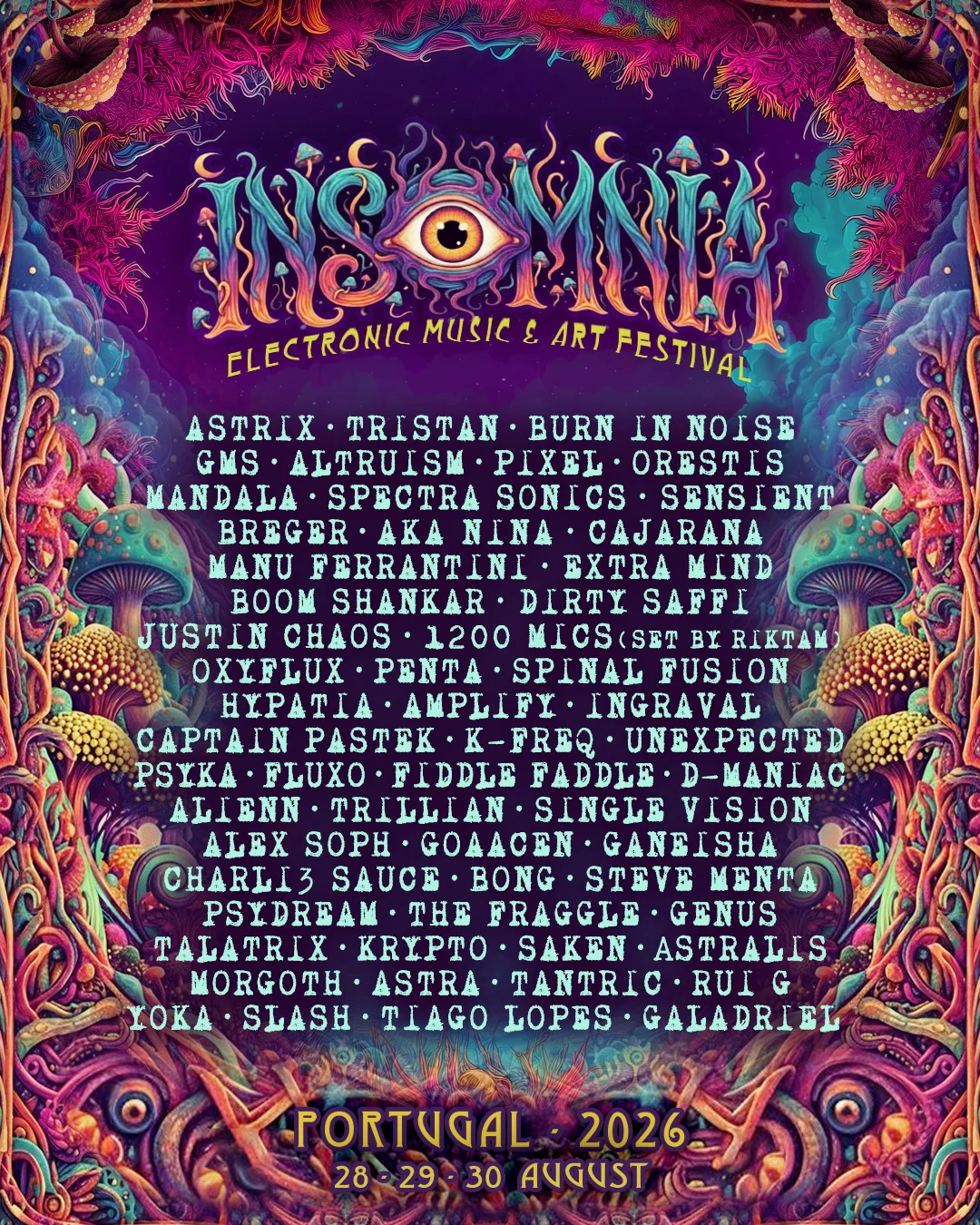 Insomnia Electronic Music & Arts Festival 2026