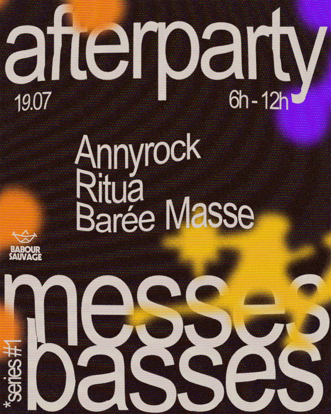 Messes Basses Afterparty: Annyrock, Ritua, Barée Masse