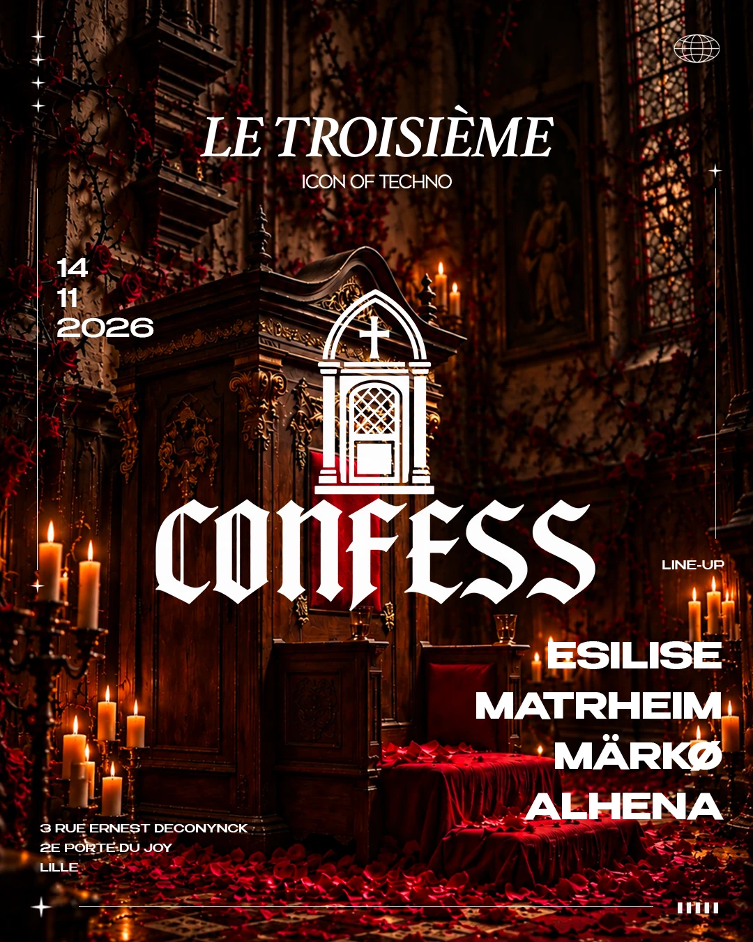 Confess ♱ // Le Troisième - Lille