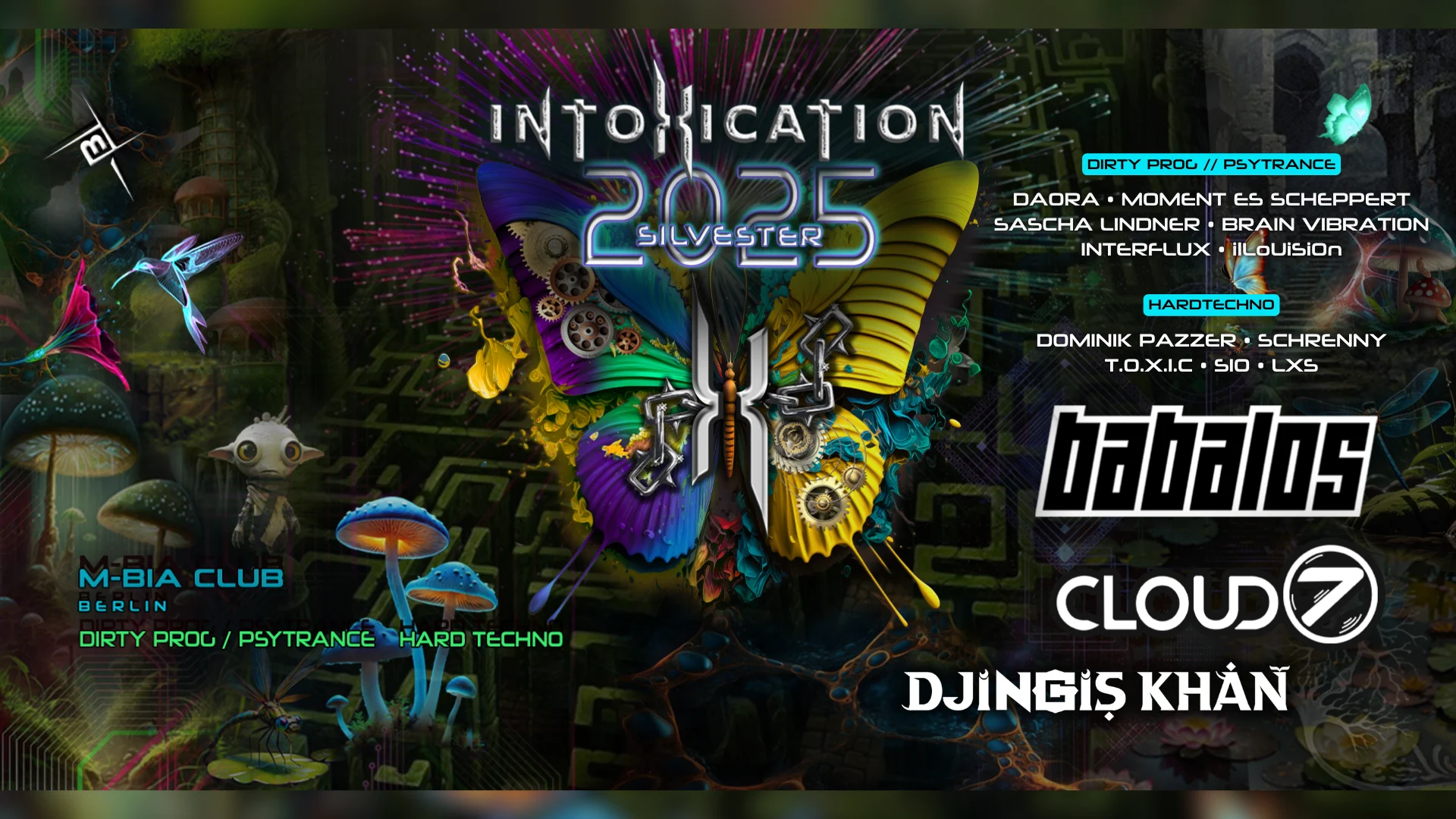 Intoxication Nye 2025 With Babalos & Cloud7 & Dominik Pazzer
