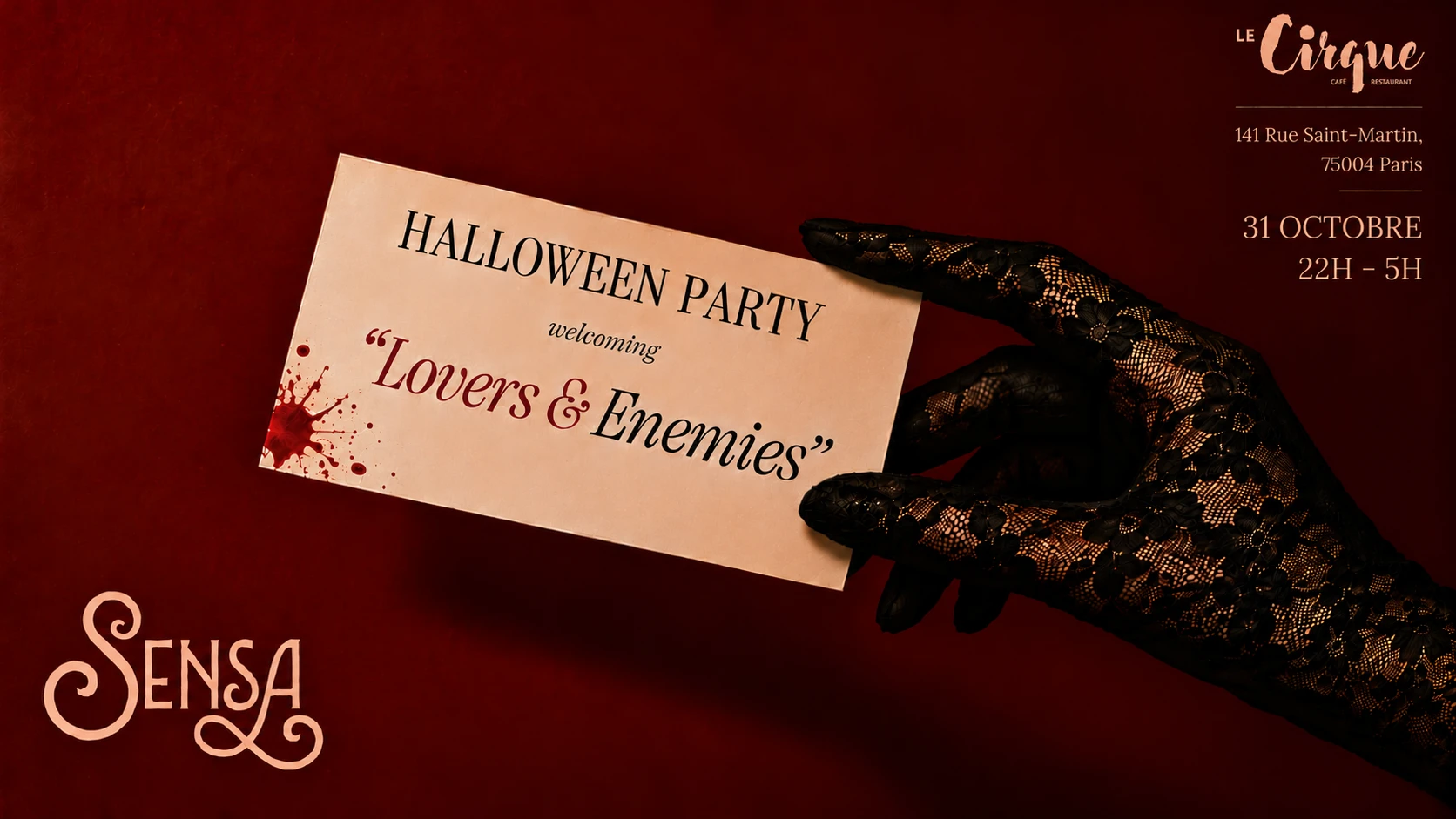 Sensa - Halloween Party - Lovers & Enemies
