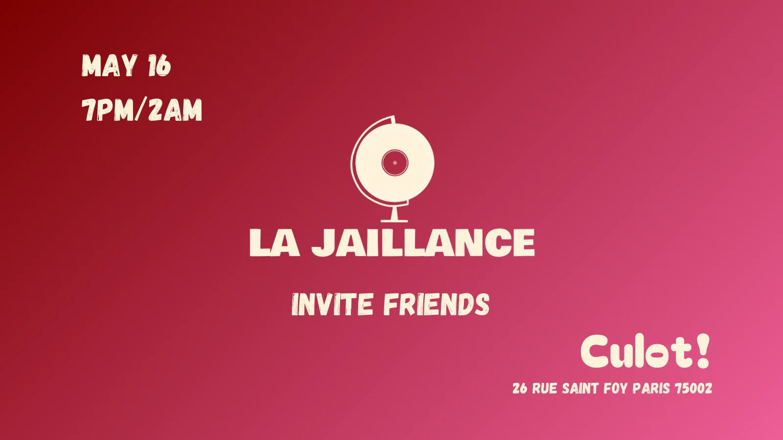 La Jaillance With Friends !