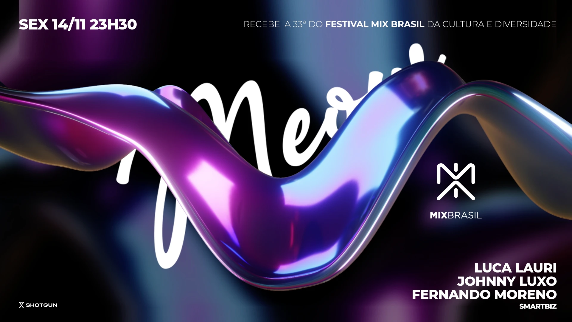Meow Recebe Festival MIX Brasil 14/11 23h @ Club Jerome