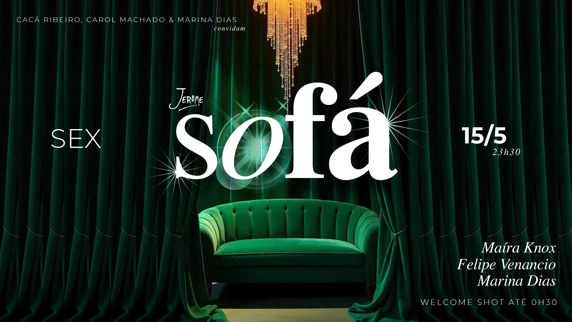 Sofá W/ Marina Dias, Felipe Venancio E Maíra Knox