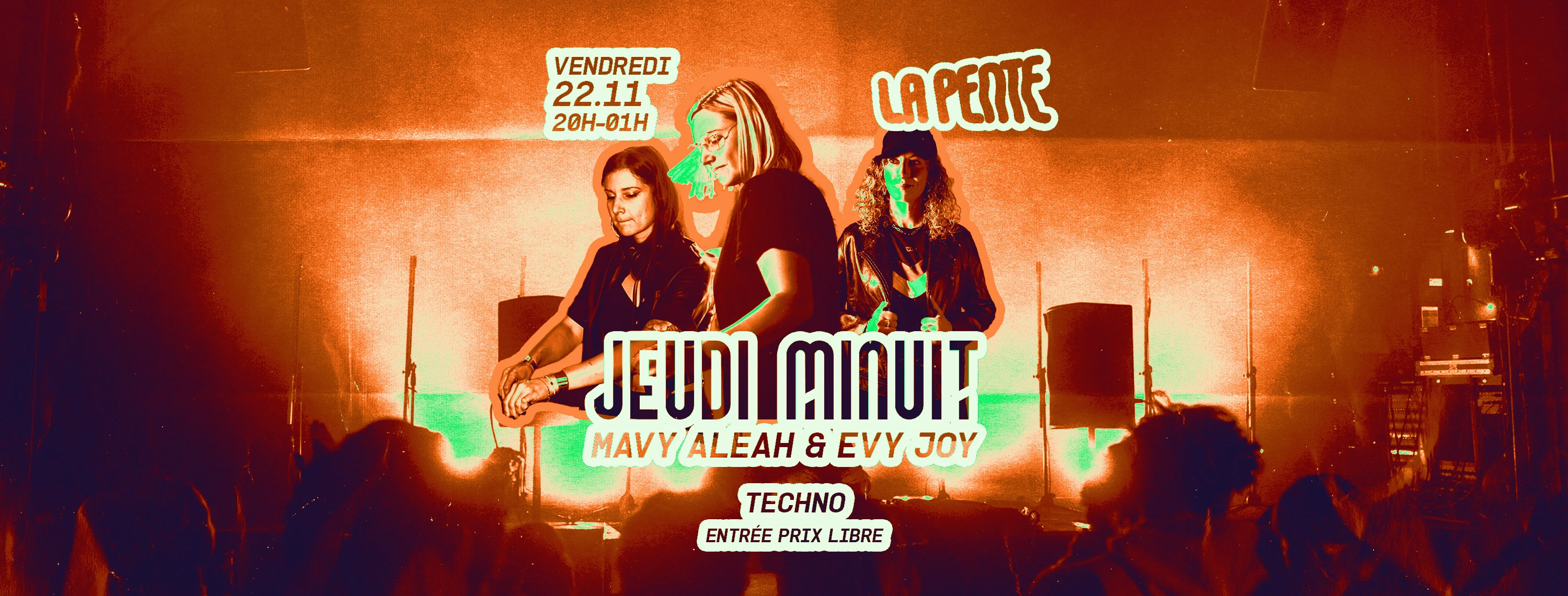 Jeudi Minuit Invite Mavy Aleah & Evy Joy