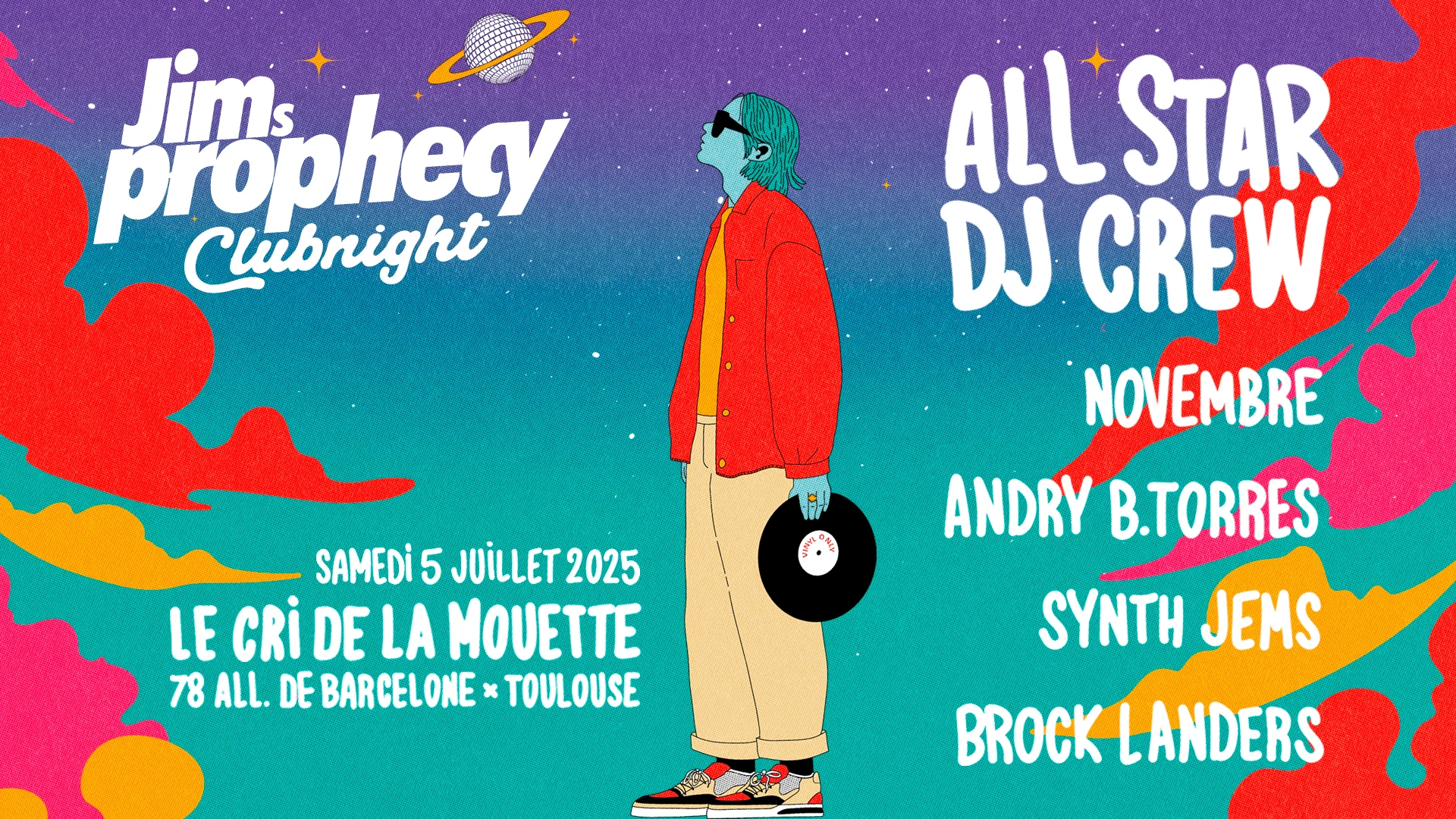 Jim's Prophecy Clubnight : The All-Star Dj Crew ! Vinyl Only