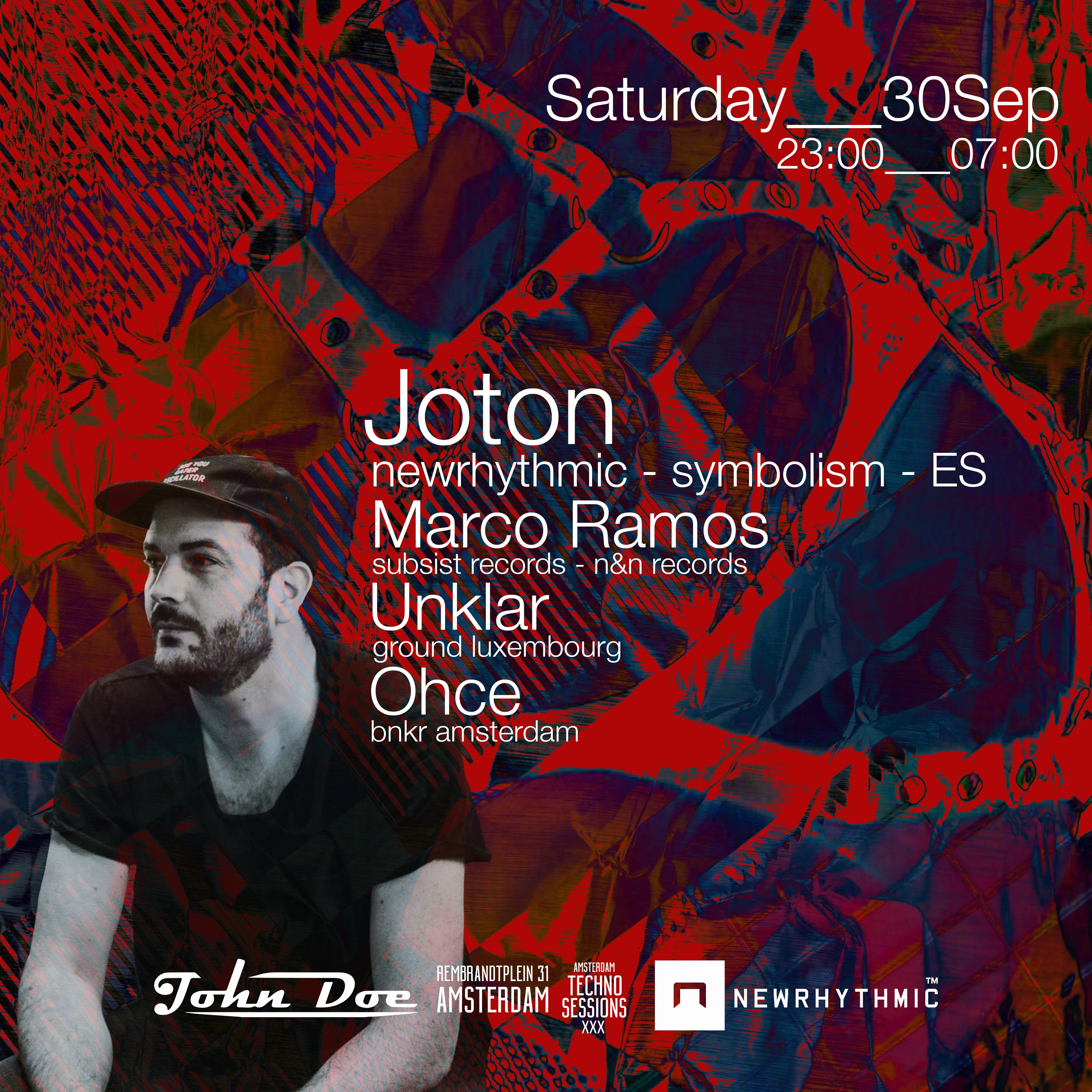 Amsterdam Techno Sessions With Joton (Newrhythmic Records)Es