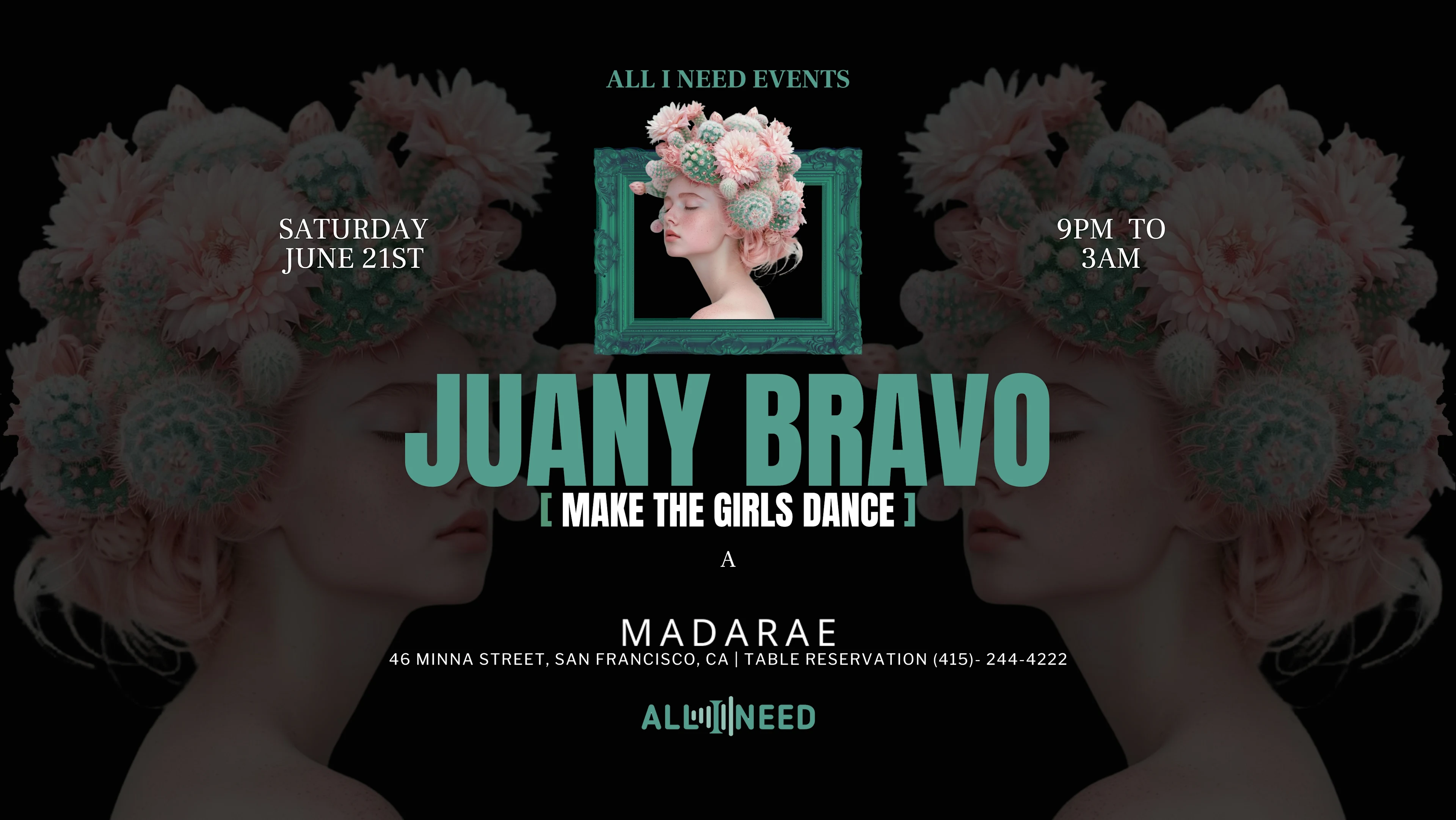 Afro House W/ Juany Bravo [Make The Girls Dance] At Madarae