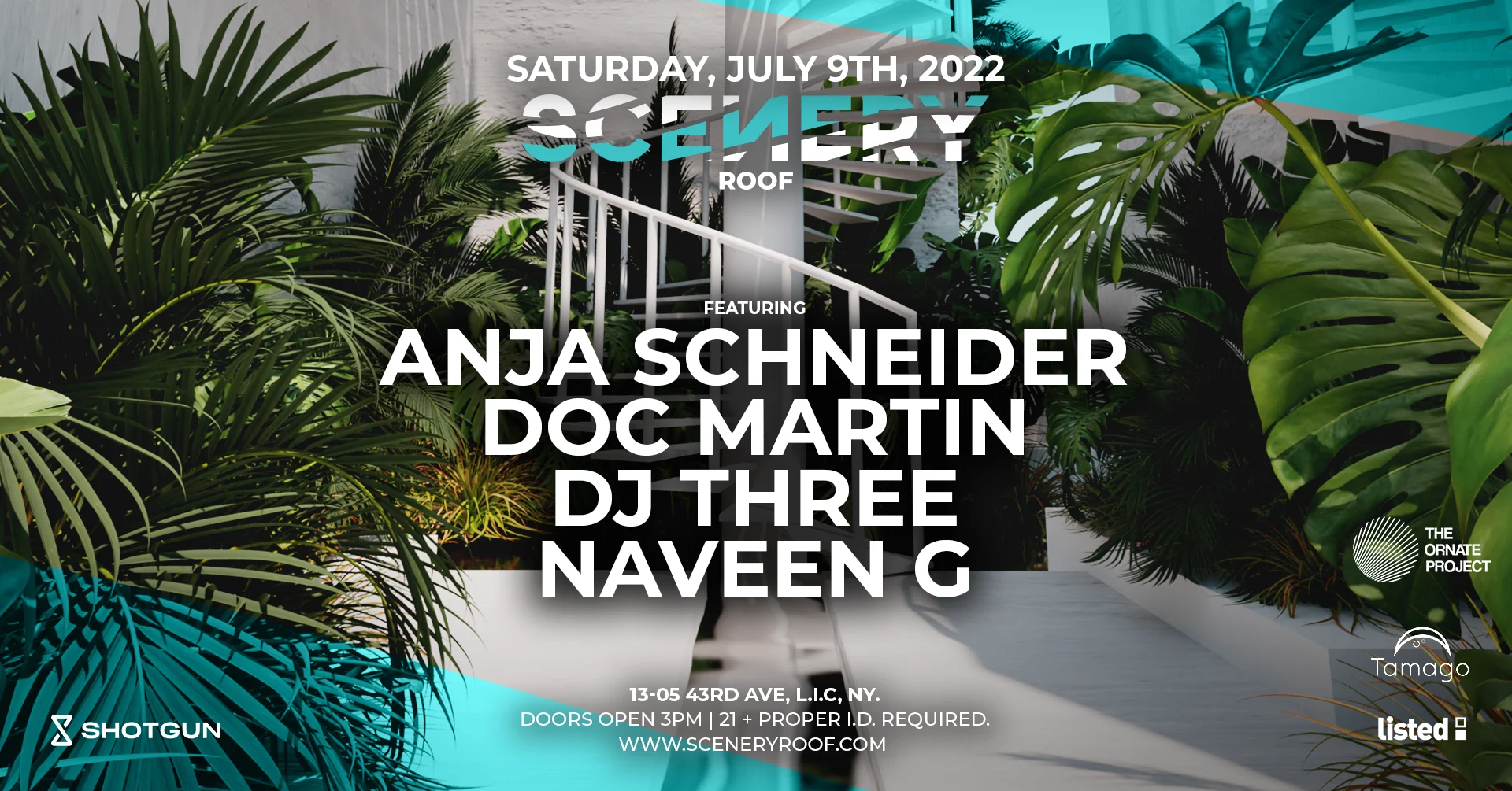 Scenery Roof: Anja Schneider, Doc Martin, Dj Three, Naveen G