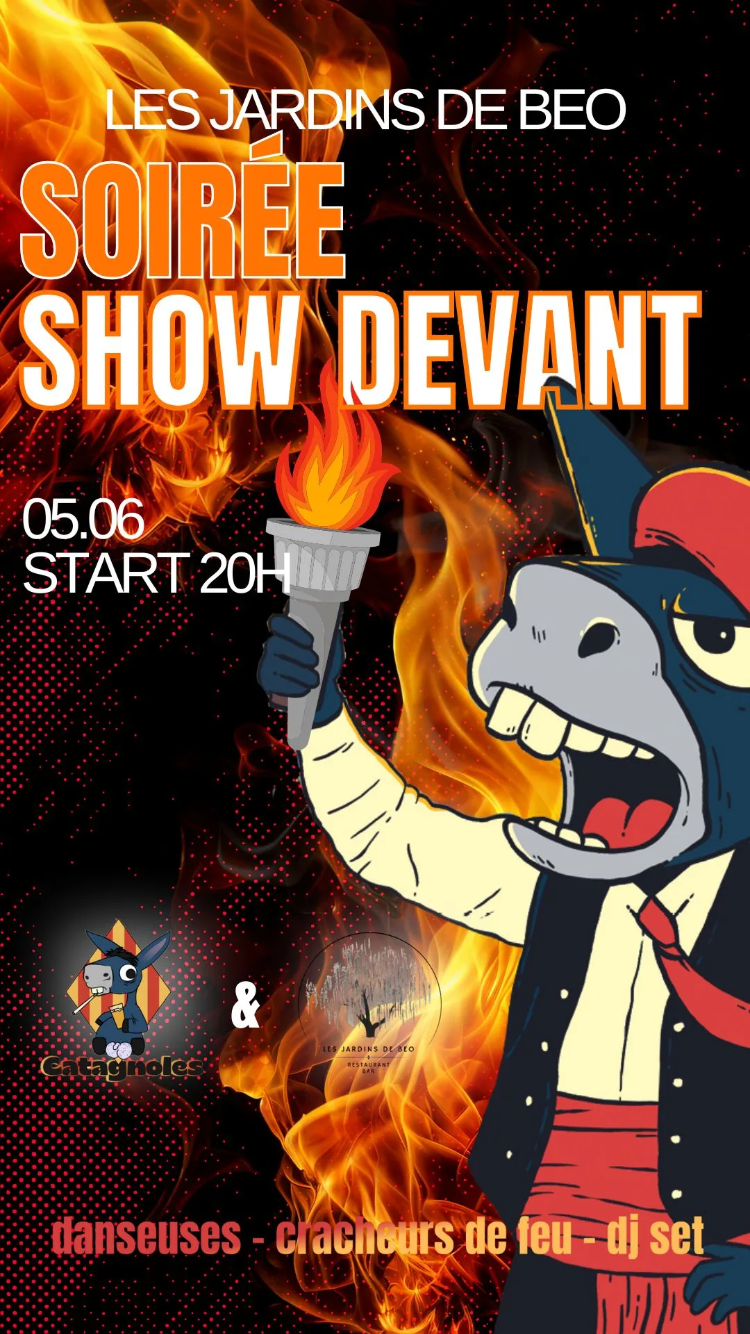 Soirée Show Devant Catagnoles