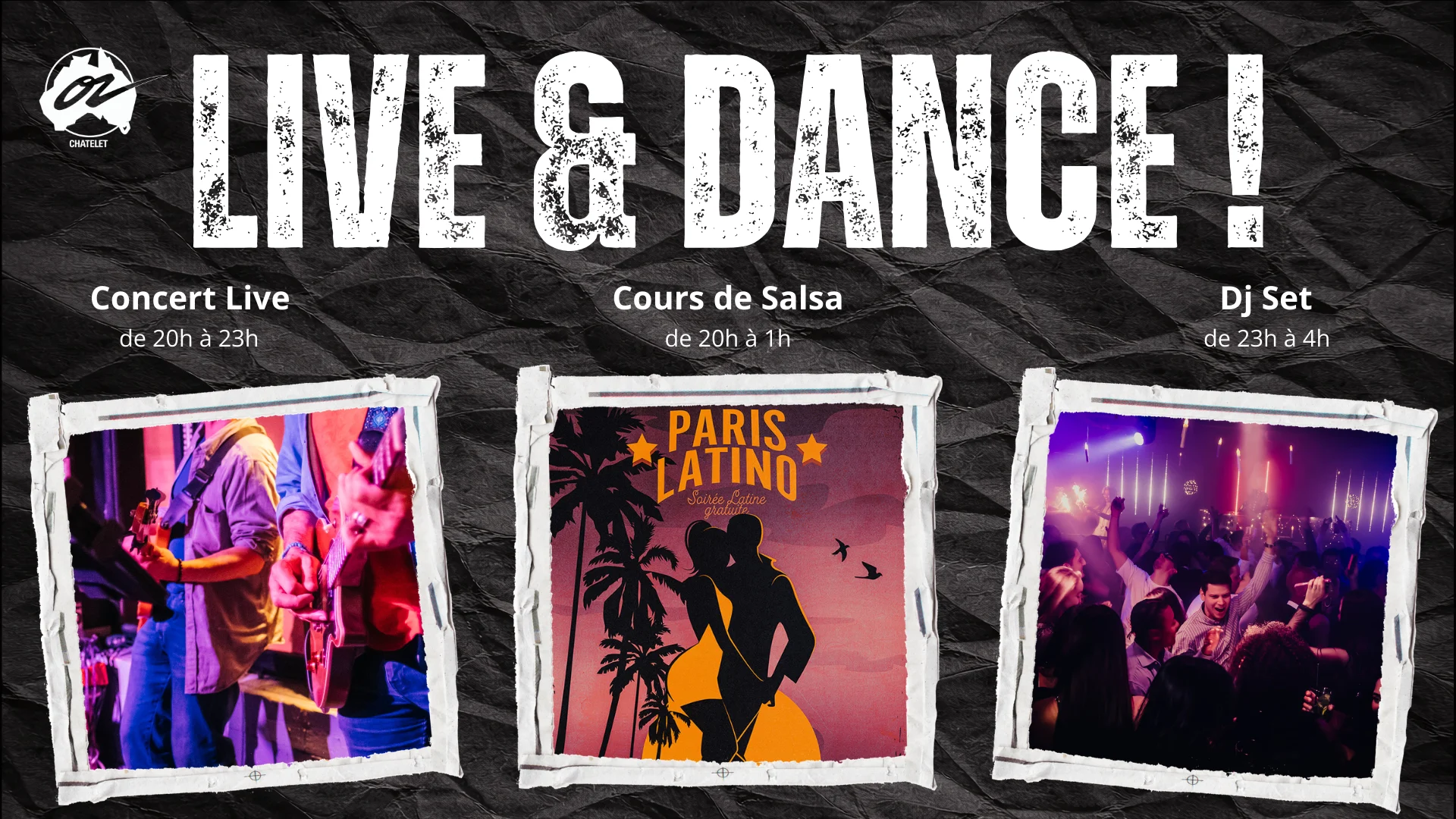 Thursday Live & Dance ! 19/11