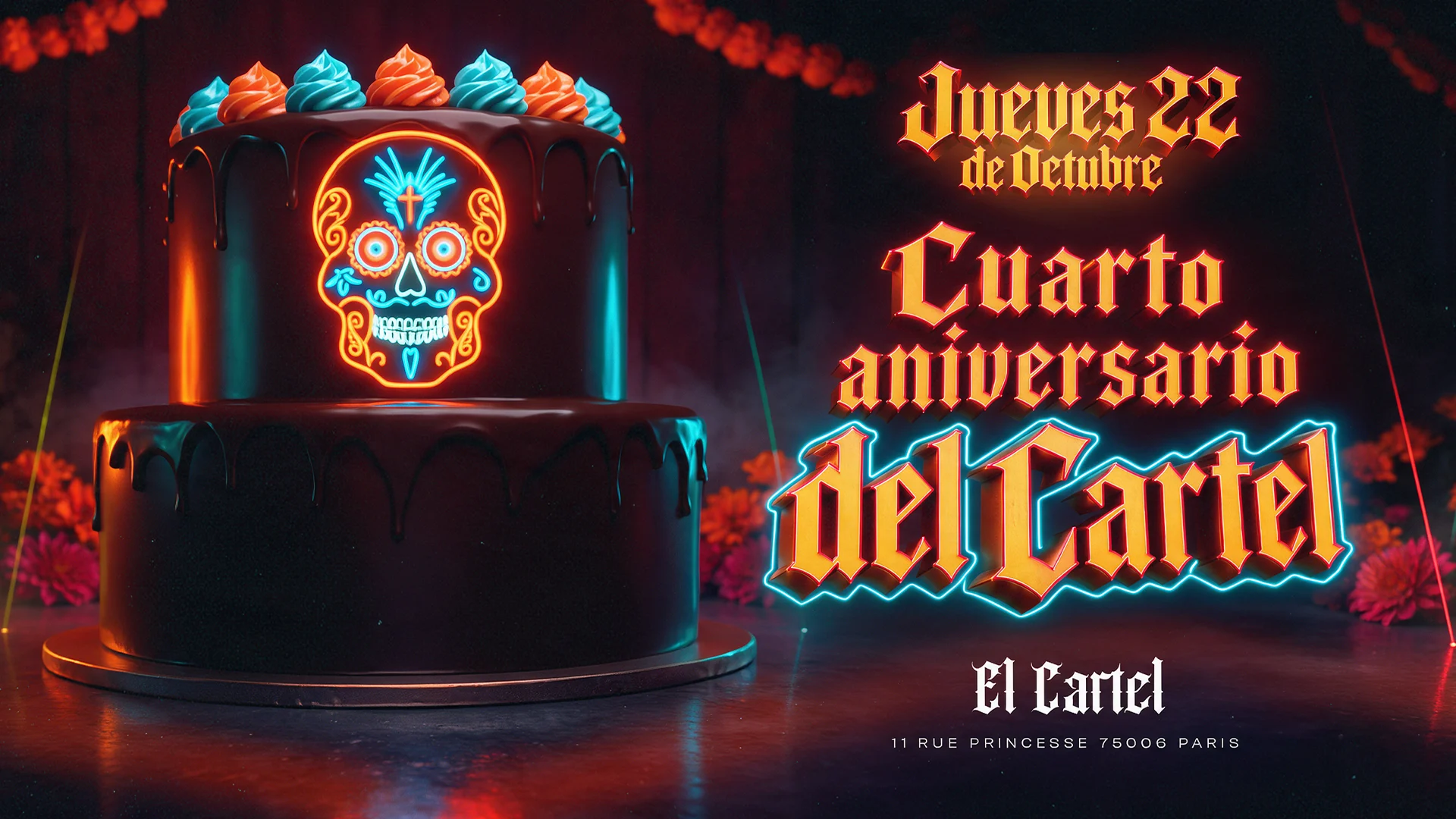 Cuarto Aniversario Del Cartel - Jueves 22 De Octubre 2026
