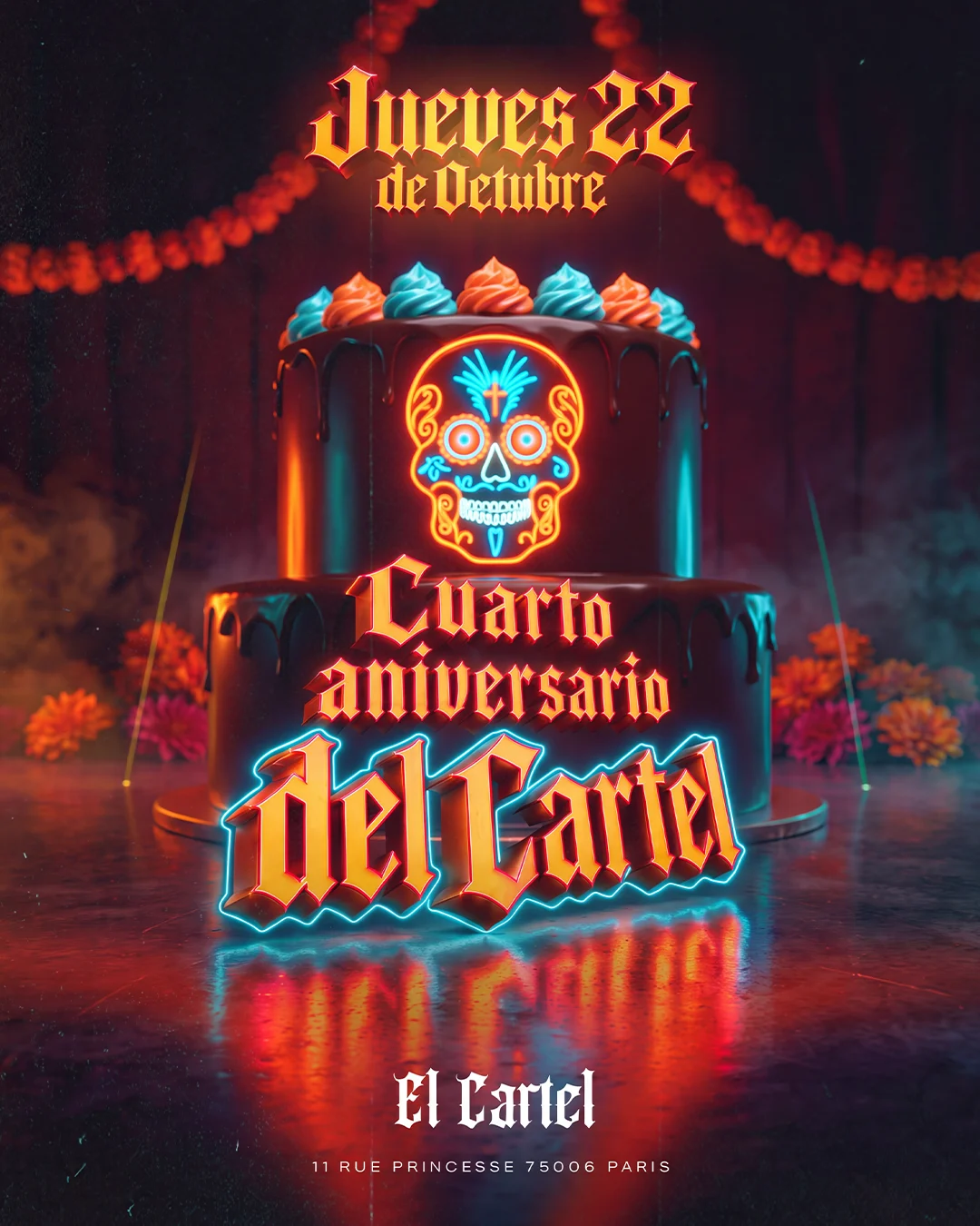 Cuarto Aniversario Del Cartel - Jueves 22 De Octubre 2026